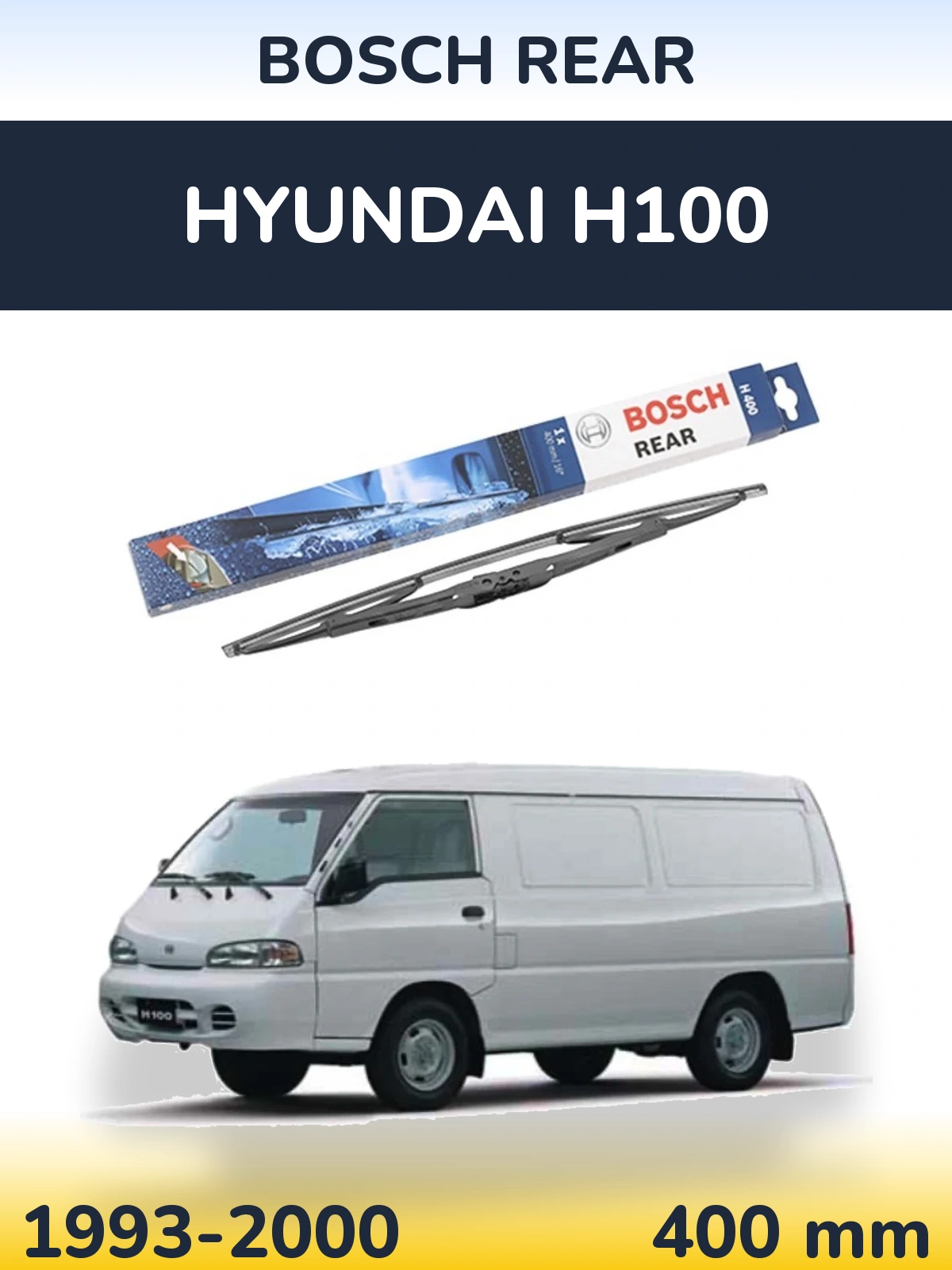 Задний дворник BOSCH Rear 400 мм для Hyundai H100 1993-2000