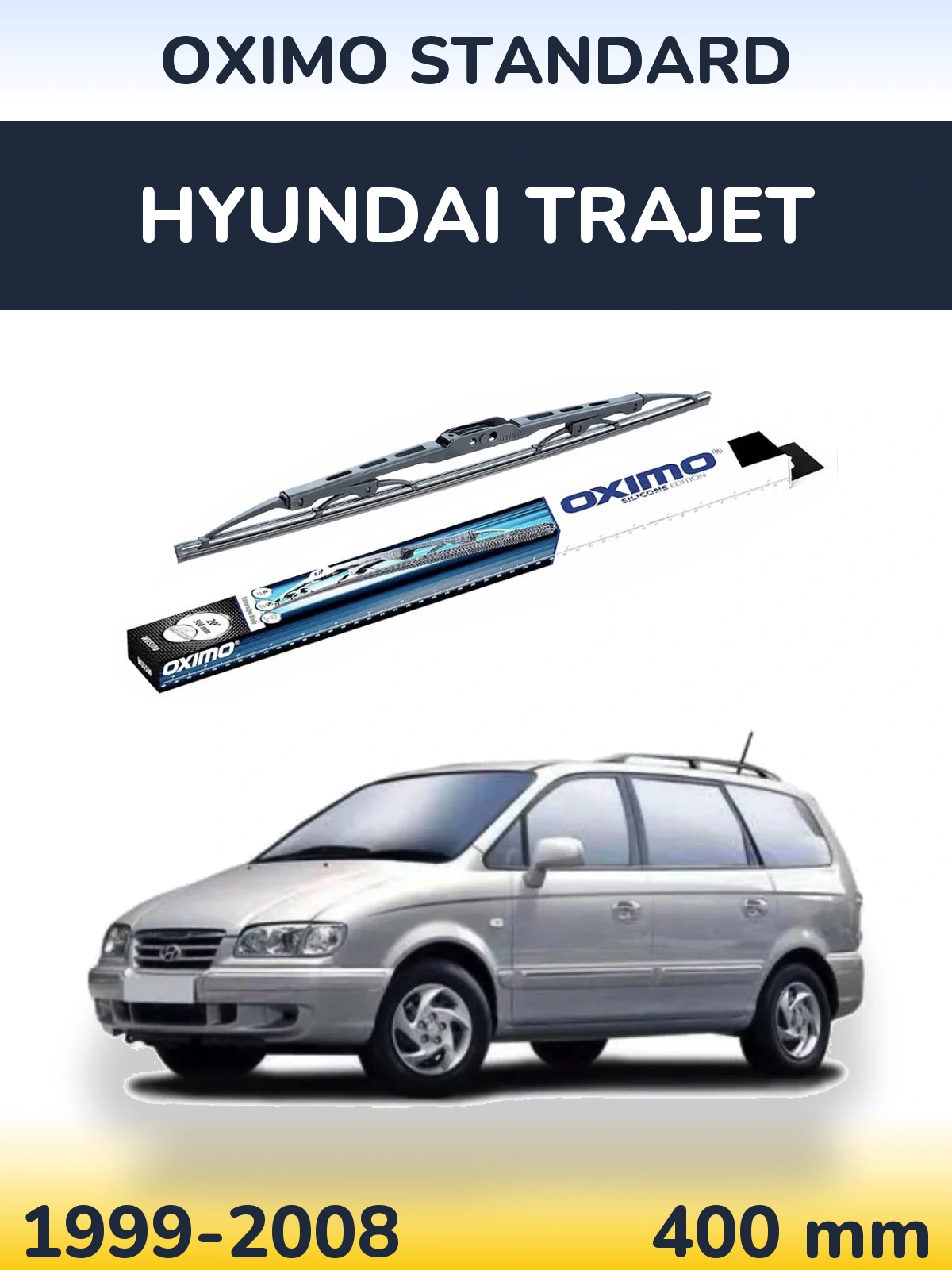 Tylna wycieraczka Oximo Standard 400 mm do Hyundai Trajet 1999-2008
