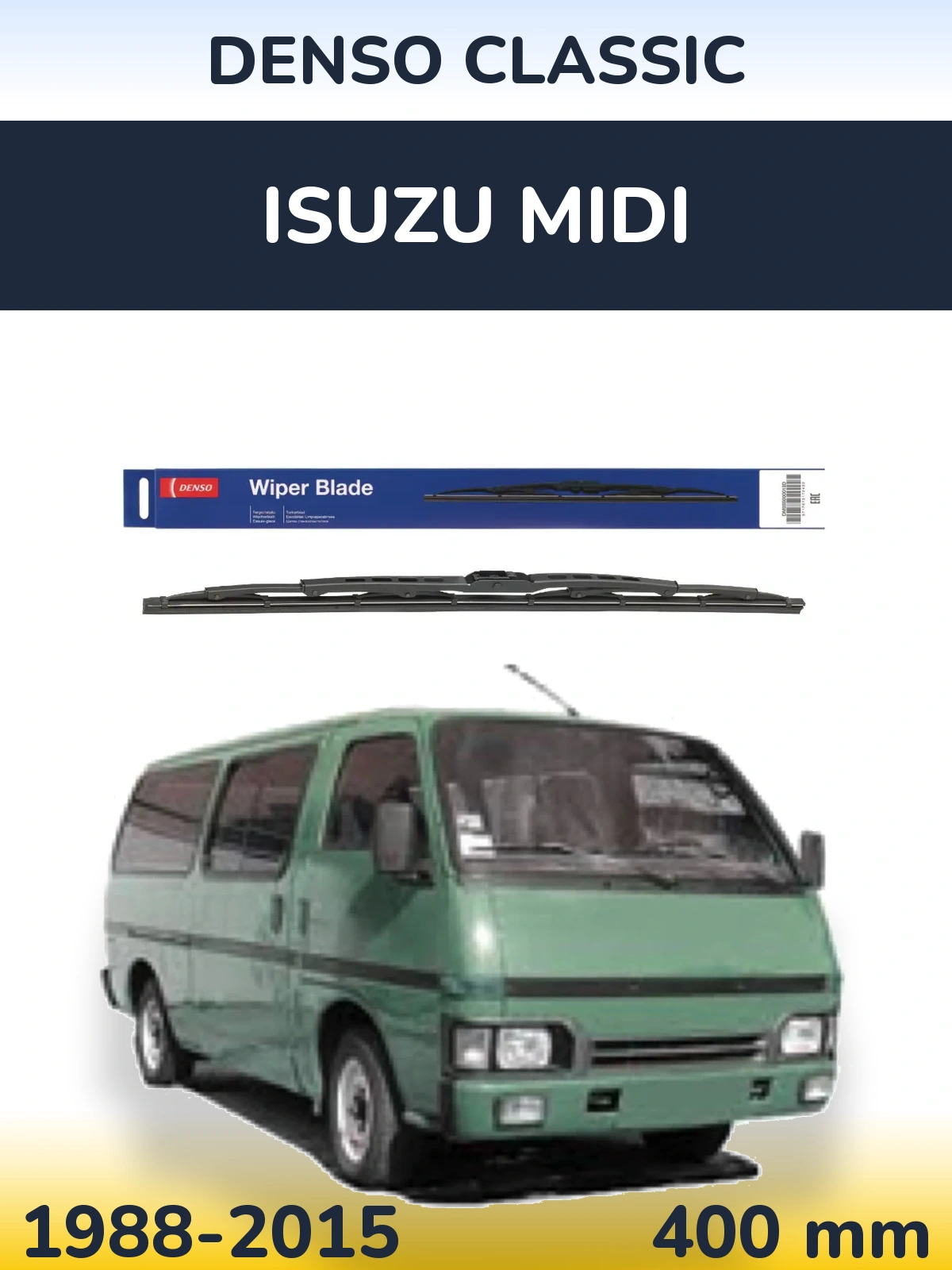 Tylna wycieraczka Denso Classic 400 mm do Isuzu Midi 1988-2015