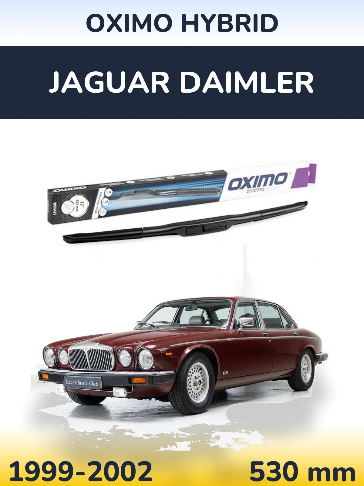 Przednia wycieraczka Oximo Hybrid 530 mm do Jaguar Daimler 1999-2002