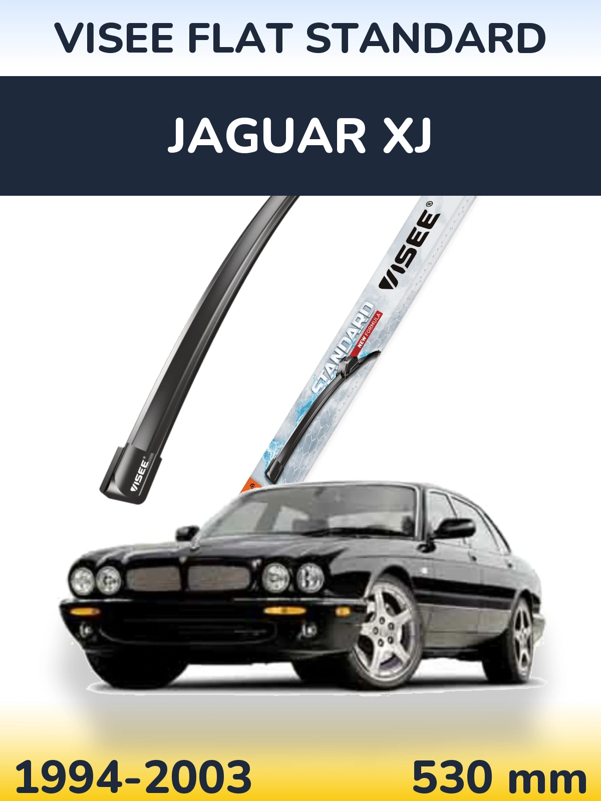 Przednia wycieraczka VISEE FLAT STANDARD 530 mm do Jaguar XJ 1994-2003