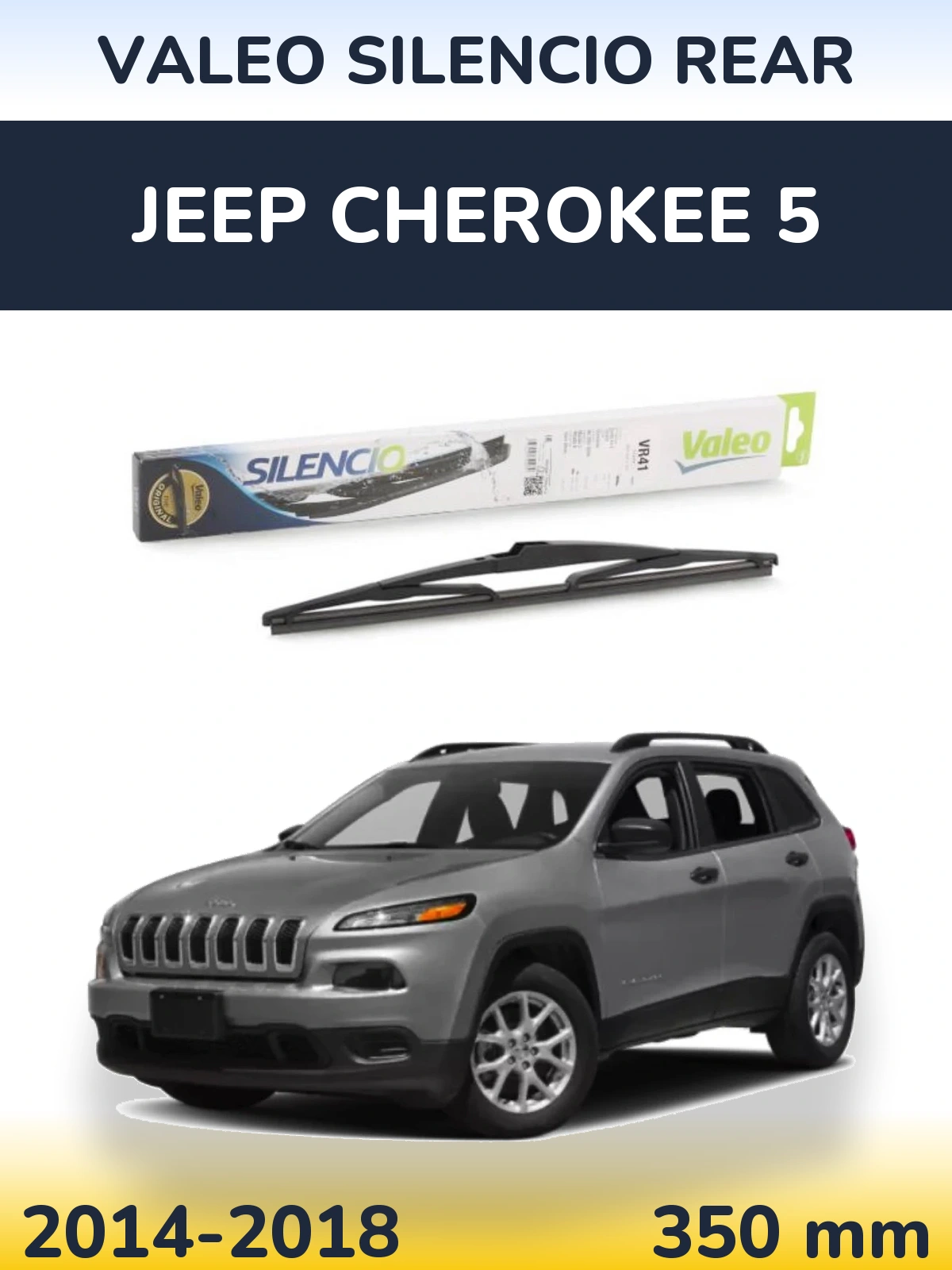 Tylna wycieraczka Valeo Silencio Rear 345 mm do Jeep Cherokee 5 2014-2018
