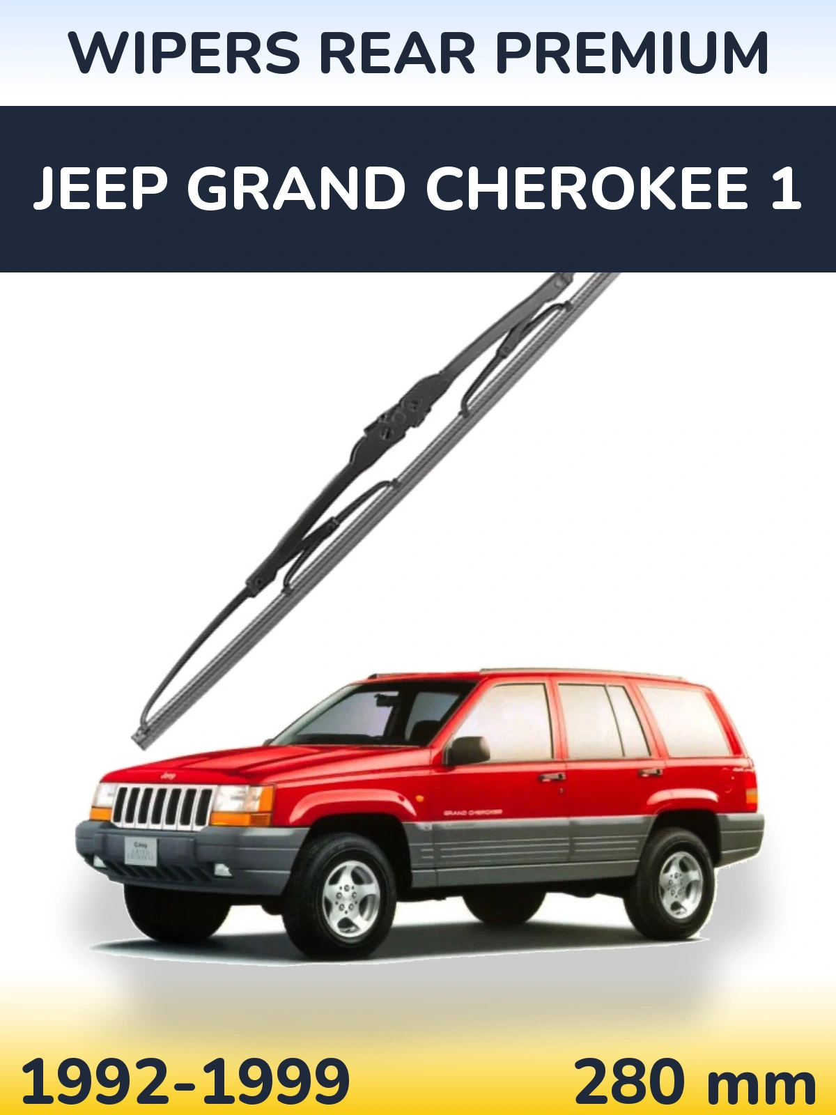 Rear wiper blade WIPERS REAR PREMIUM 280 мм for Jeep Grand Cherokee 1 1992-1999