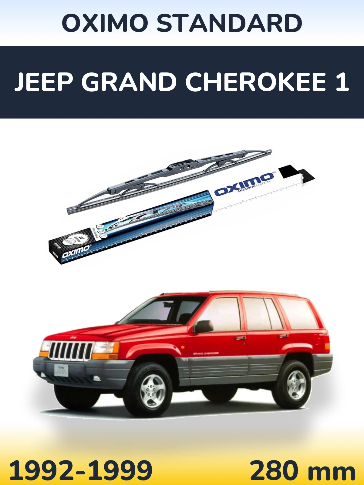 Rear wiper blade Oximo Standard 275 mm for Jeep Grand Cherokee 1 1992-1999