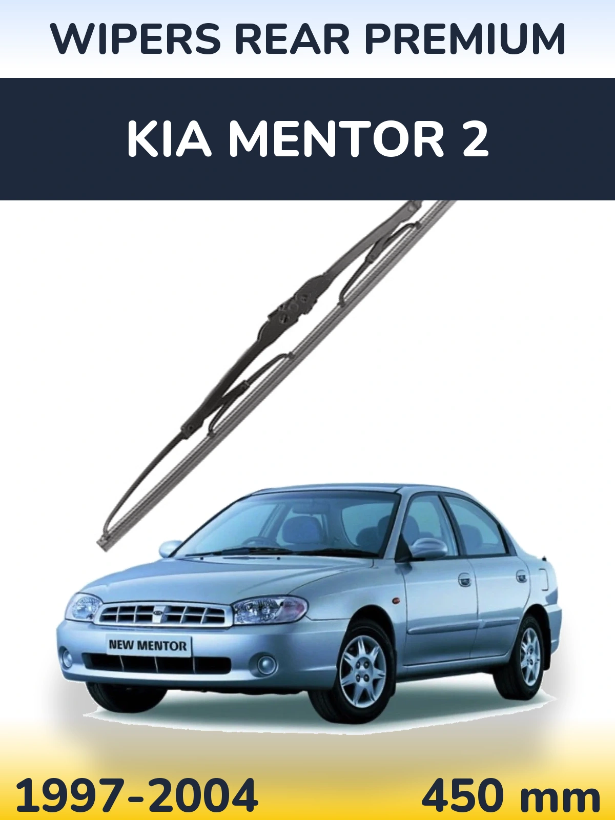 Rear wiper blade WIPERS REAR PREMIUM 450 мм for KIA Mentor 2 1997-2004