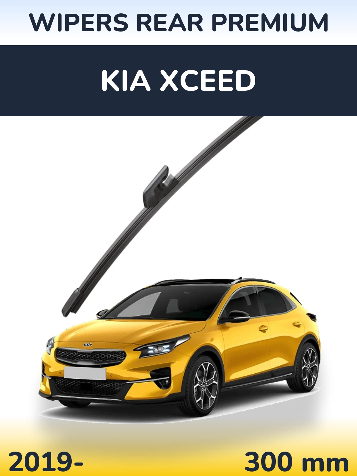 Rear wiper blade WIPERS REAR PREMIUM 300 mm for KIA XCeed 2019-2026