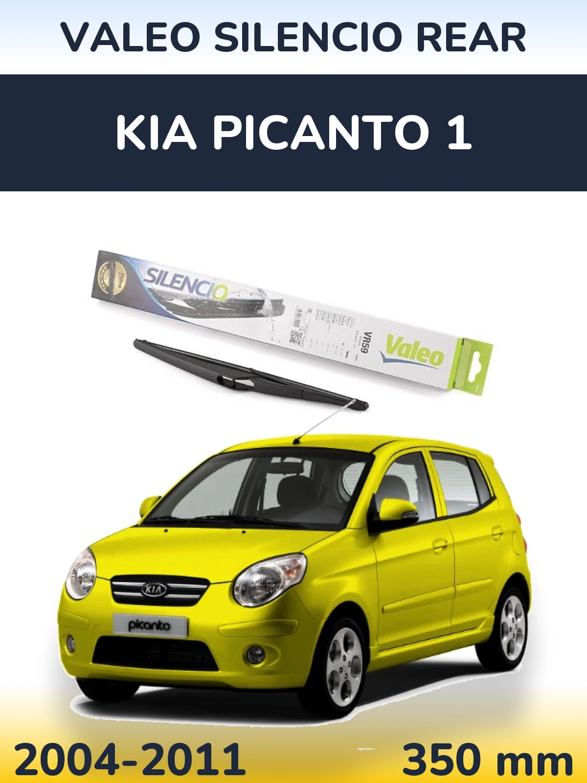 Tylna wycieraczka Valeo Silencio Rear 300 mm do KIA Picanto 1 2004-2011