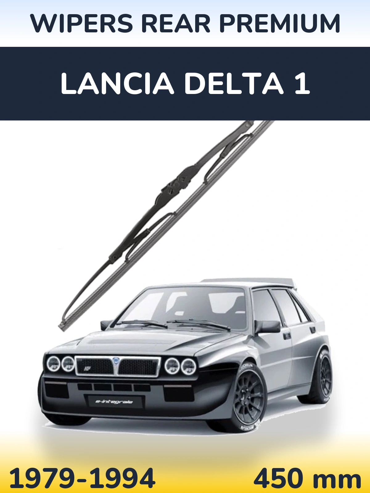 Rear wiper blade WIPERS REAR PREMIUM 450 мм for Lancia Delta 1 1979-1994