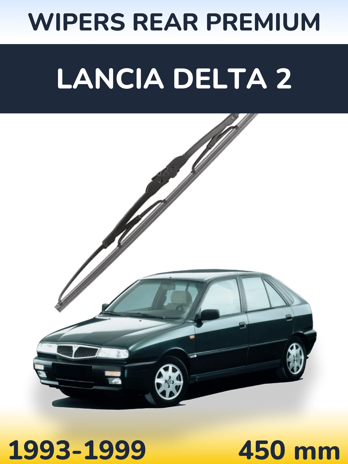 Rear wiper blade WIPERS REAR PREMIUM 450 мм for Lancia Delta 2 1993-1999