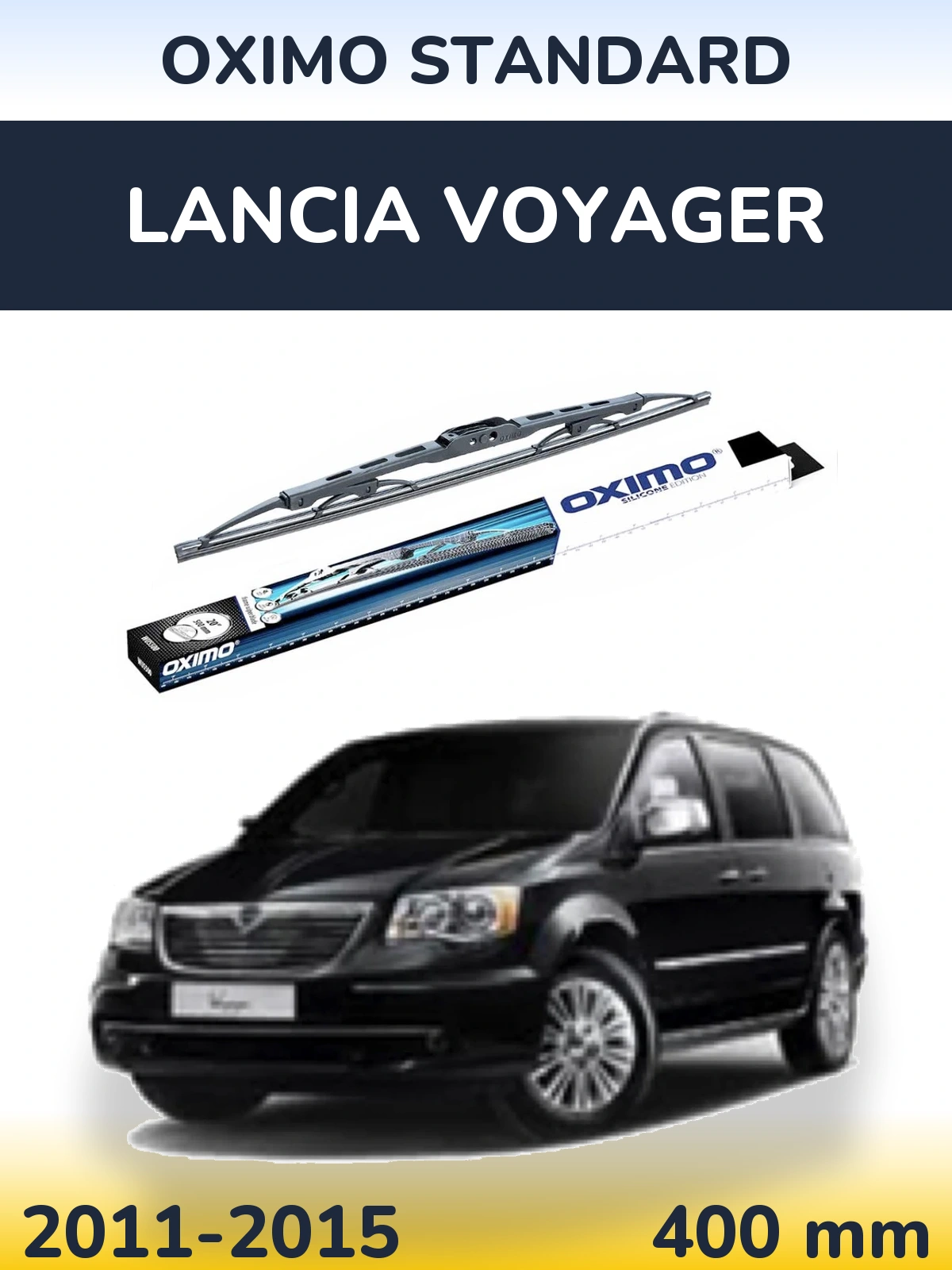Tylna wycieraczka Oximo Standard 400 mm do Lancia Voyager 2011-2015