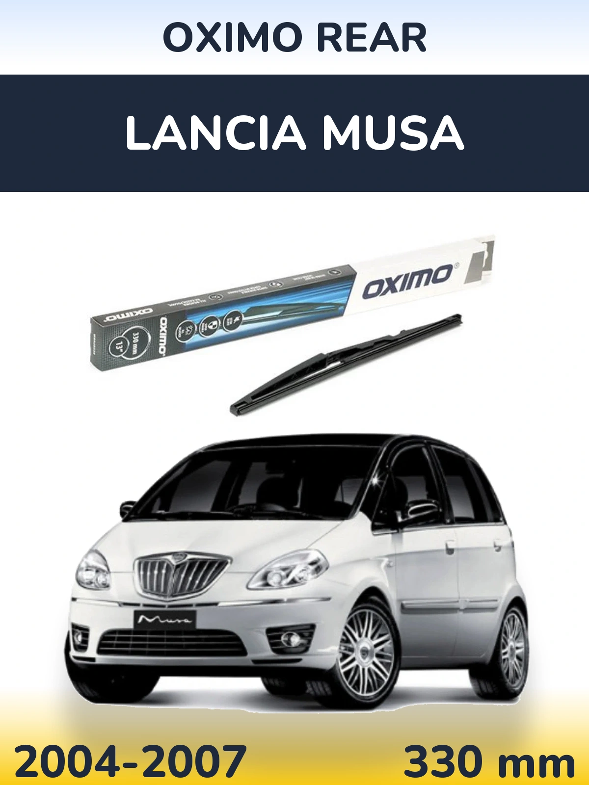 Задний дворник Oximo Rear 330 мм для Lancia Musa 2004-2007