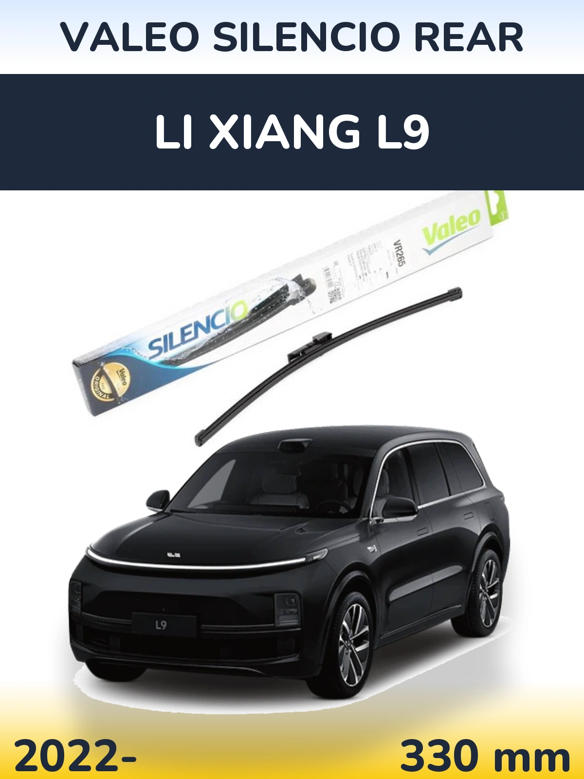 Tylna wycieraczka Valeo Silencio Rear 335 mm do Li Xiang L9 2022-2026