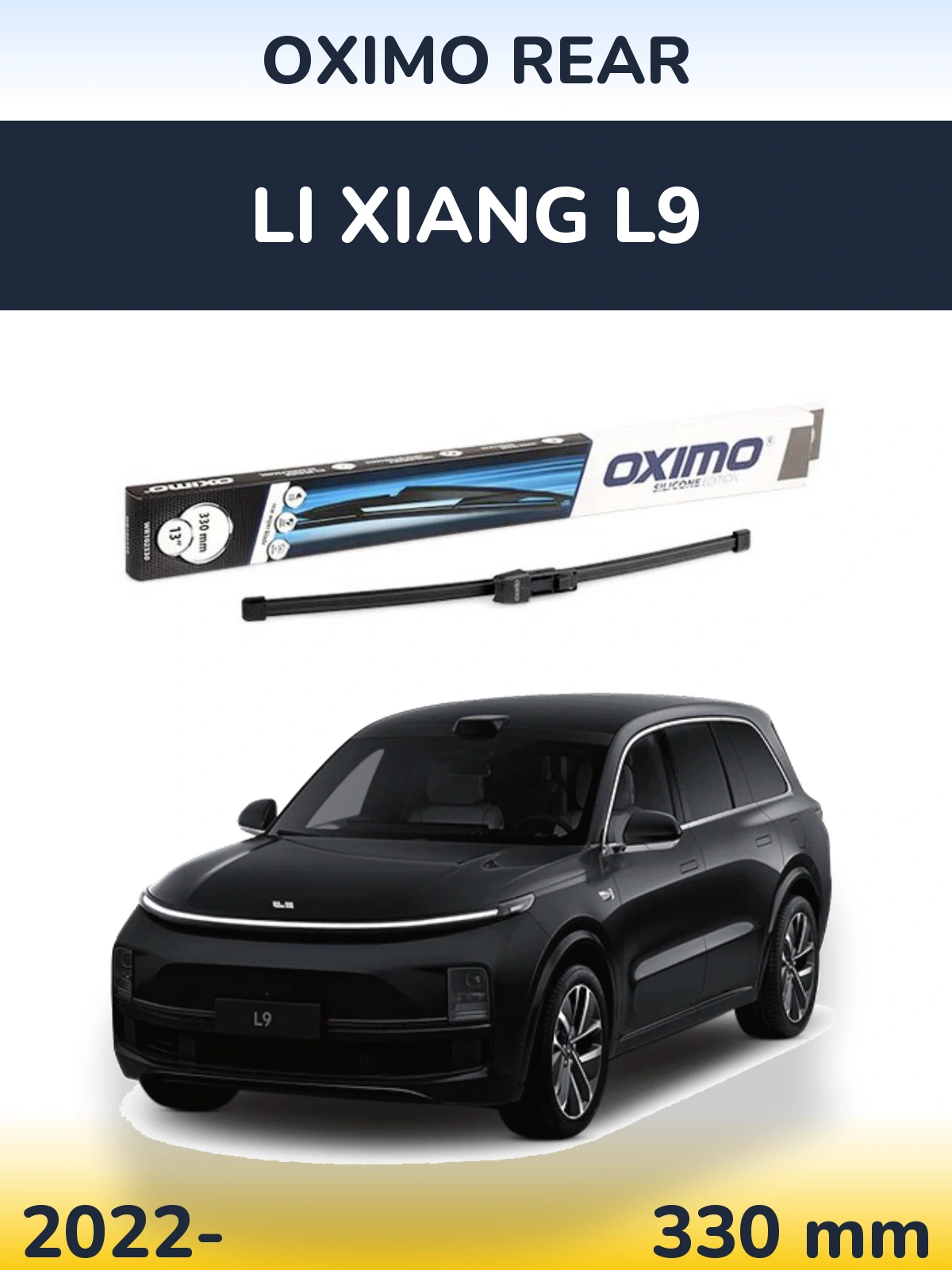 Tylna wycieraczka Oximo Rear 330 mm do Li Xiang L9 2022-2026