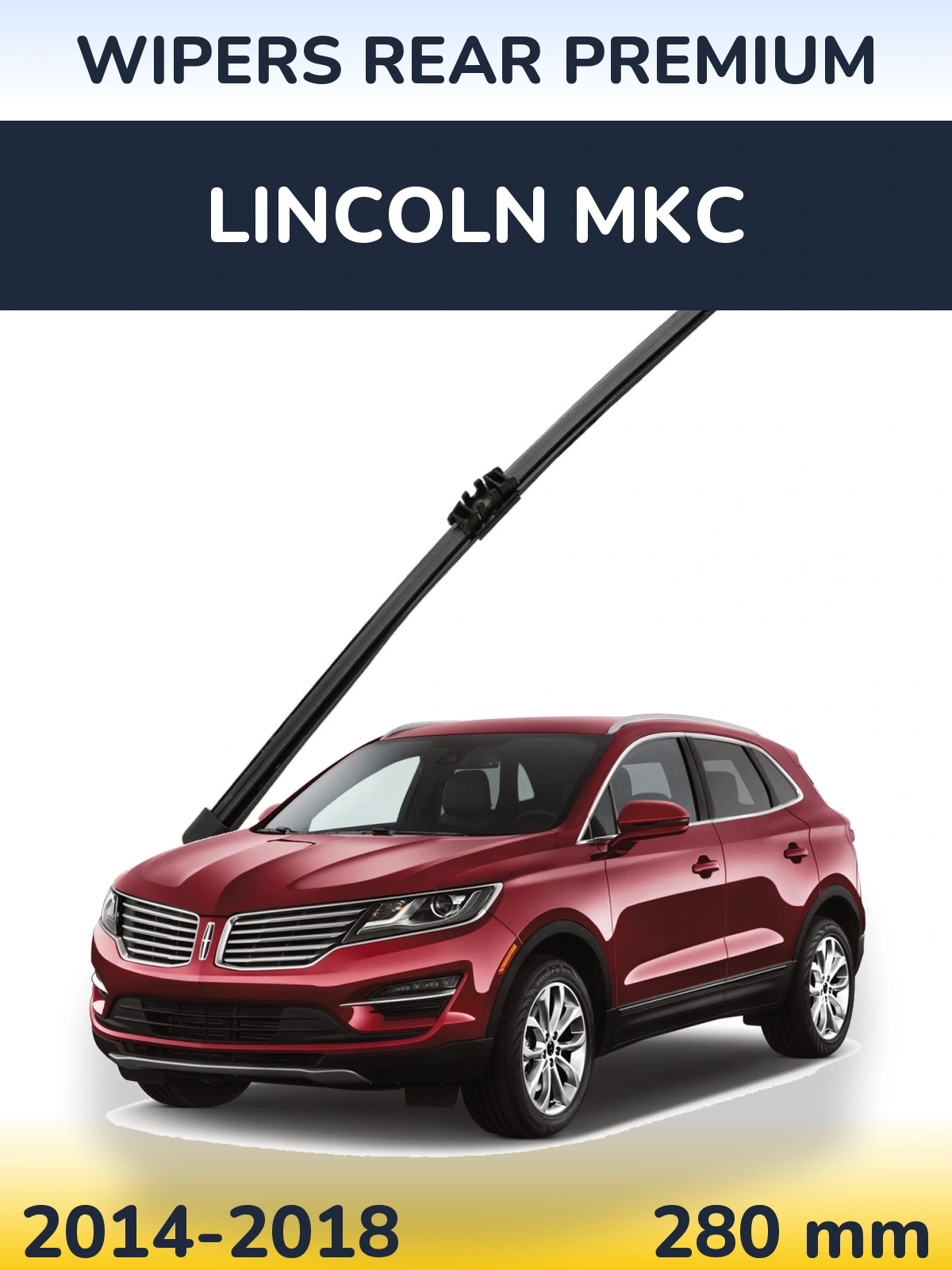 Rear wiper blade WIPERS REAR PREMIUM 280 мм for Lincoln MKC 2014-2018
