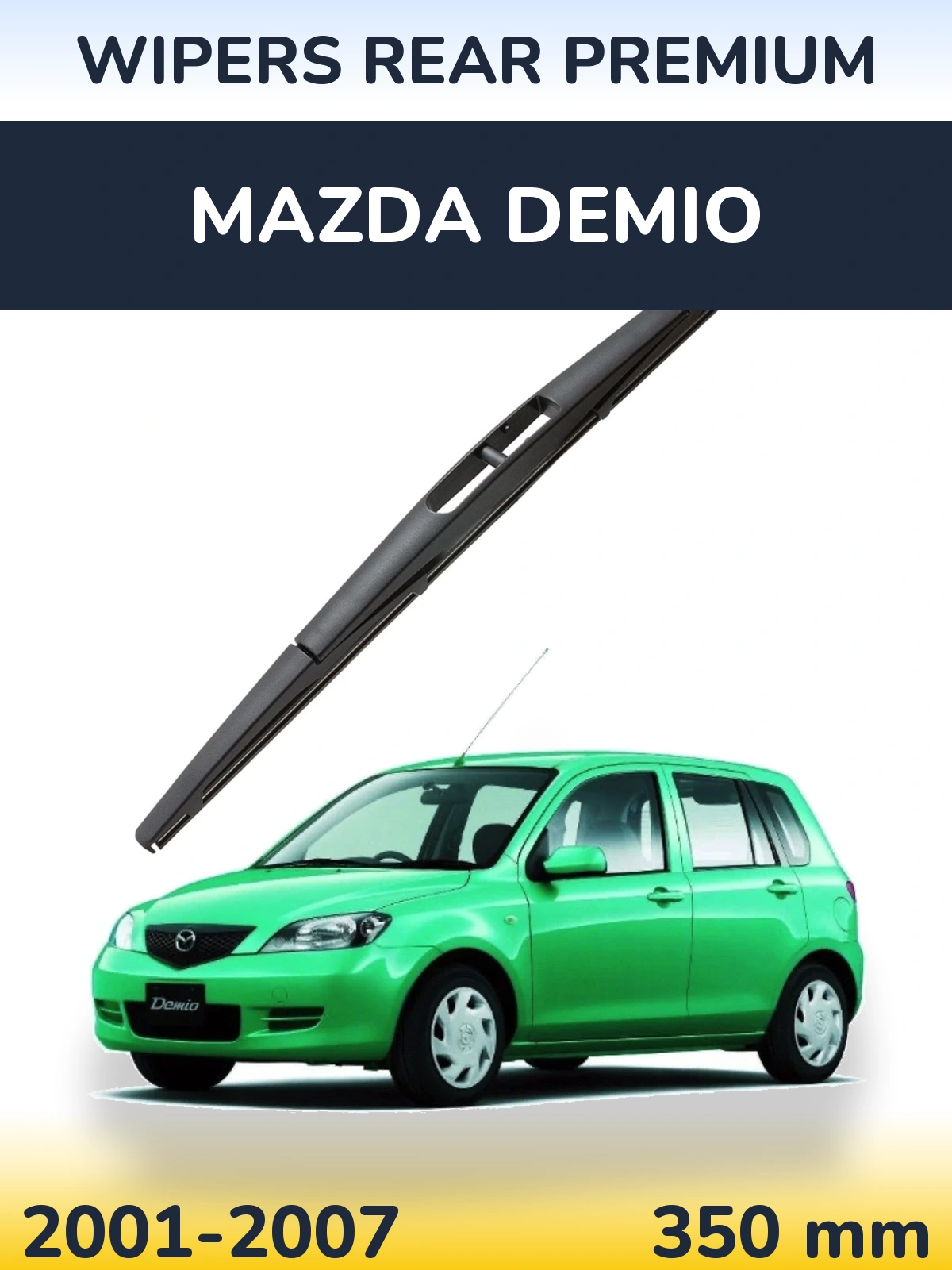 Rear wiper blade WIPERS REAR PREMIUM 350 mm for Mazda Demio 2001-2007