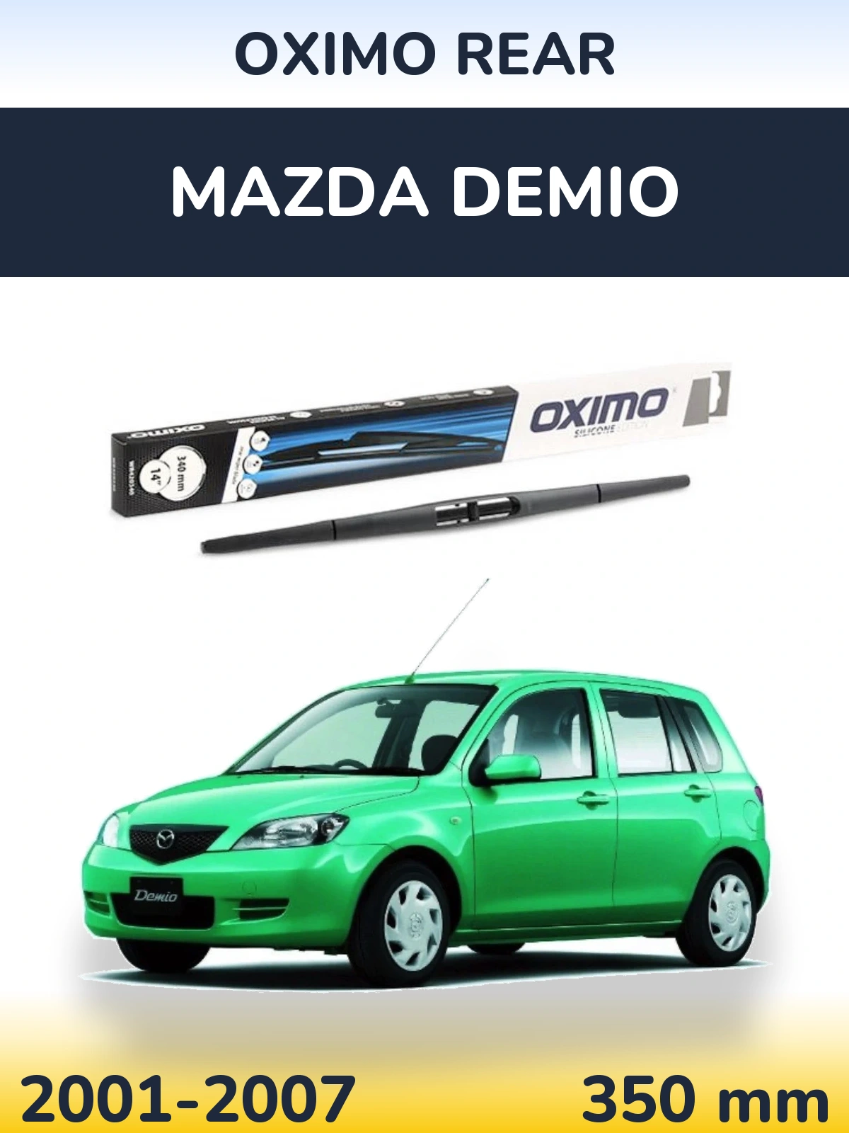 Rear wiper blade Oximo Rear 350 мм for Mazda Demio 2001-2007