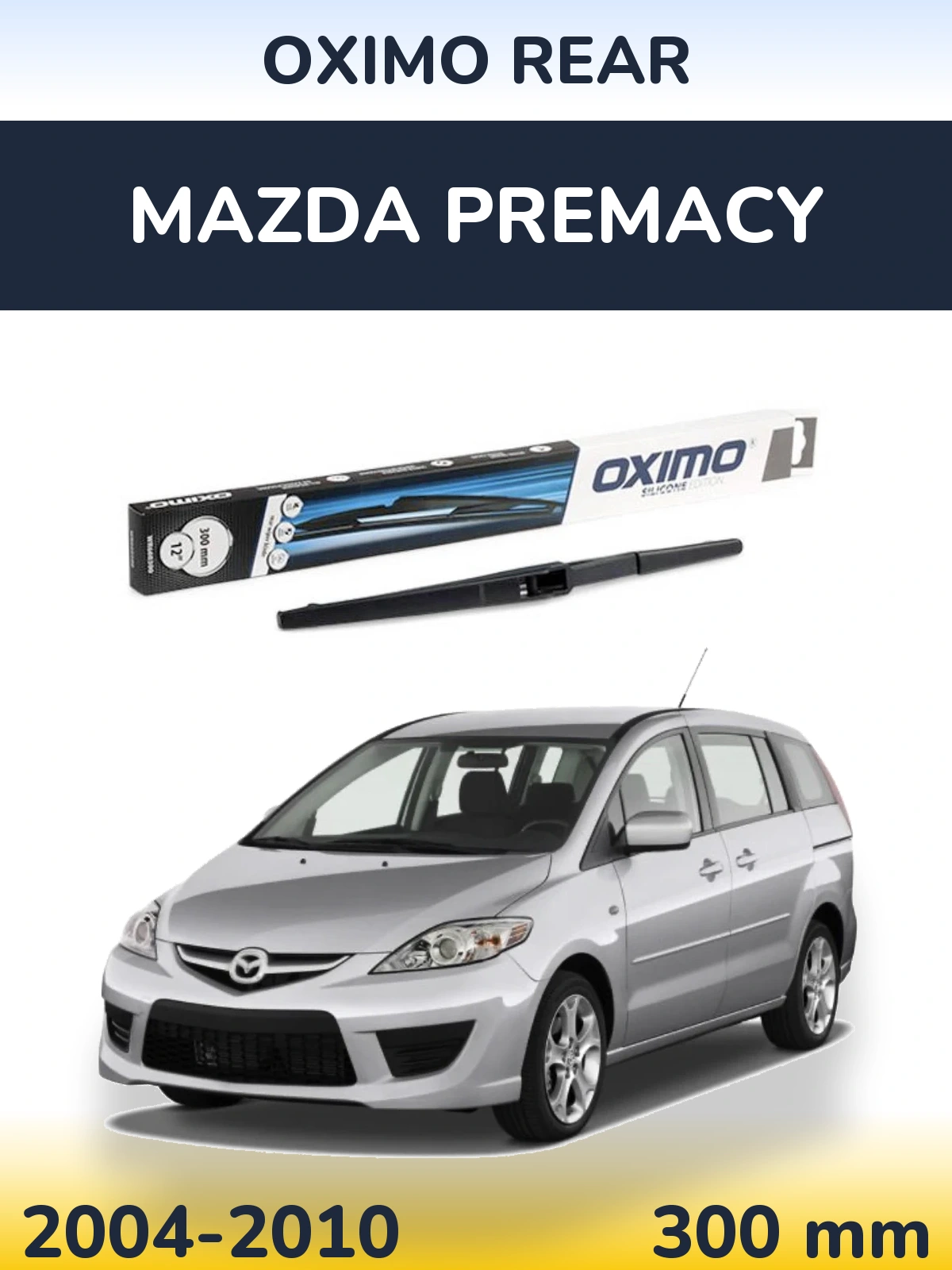 Rear wiper blade Oximo Rear 300 мм for Mazda Premacy 2004-2010