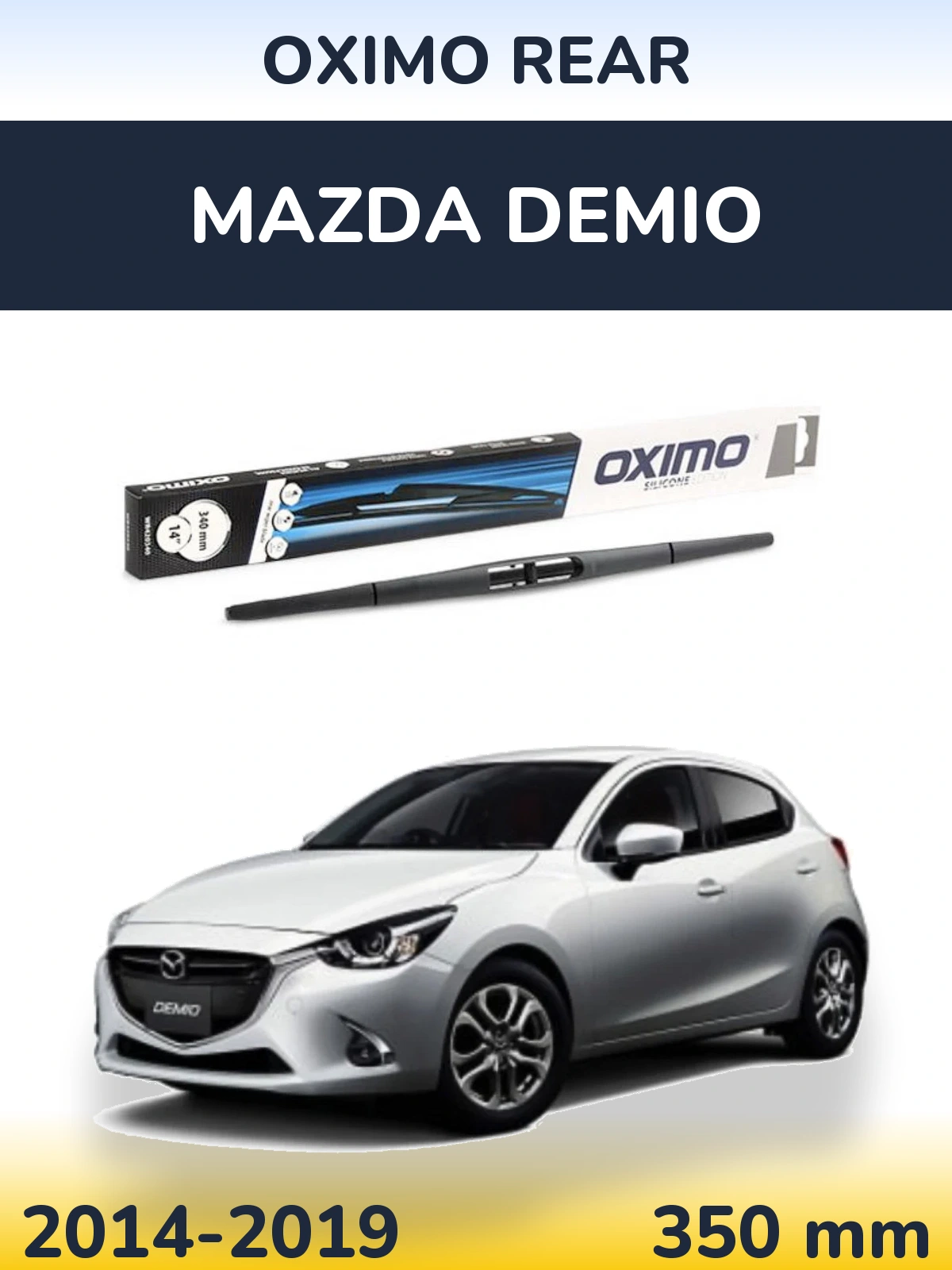 Rear wiper blade Oximo Rear 350 мм for Mazda Demio 2014-2019