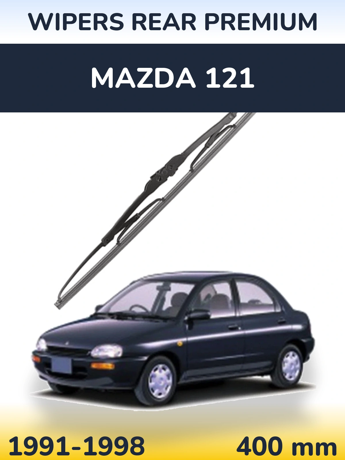 Rear wiper blade WIPERS REAR PREMIUM 400 мм for Mazda 121 1991-1998