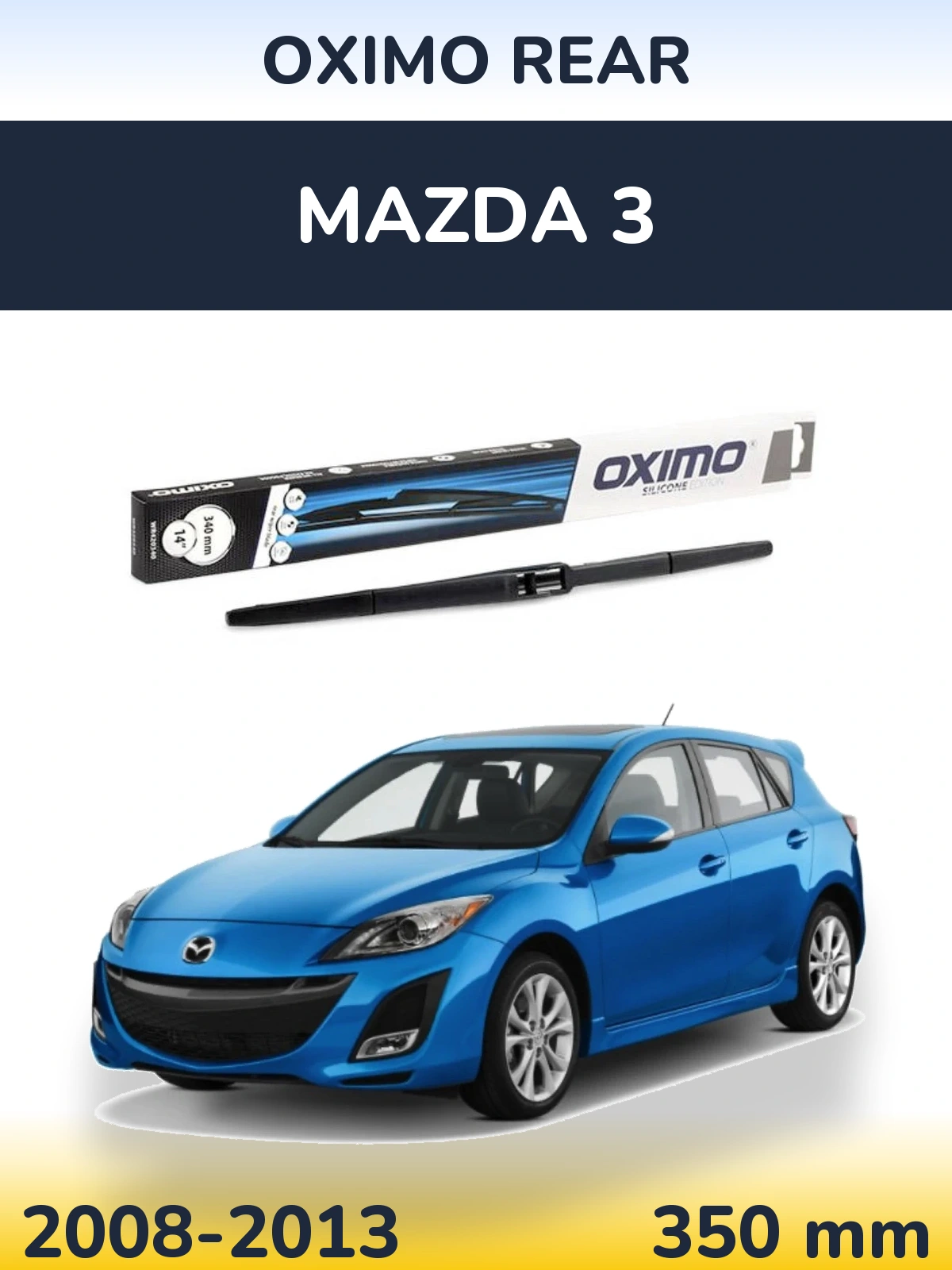 Tylna wycieraczka Oximo Rear 350 mm do Mazda 3 2008-2013