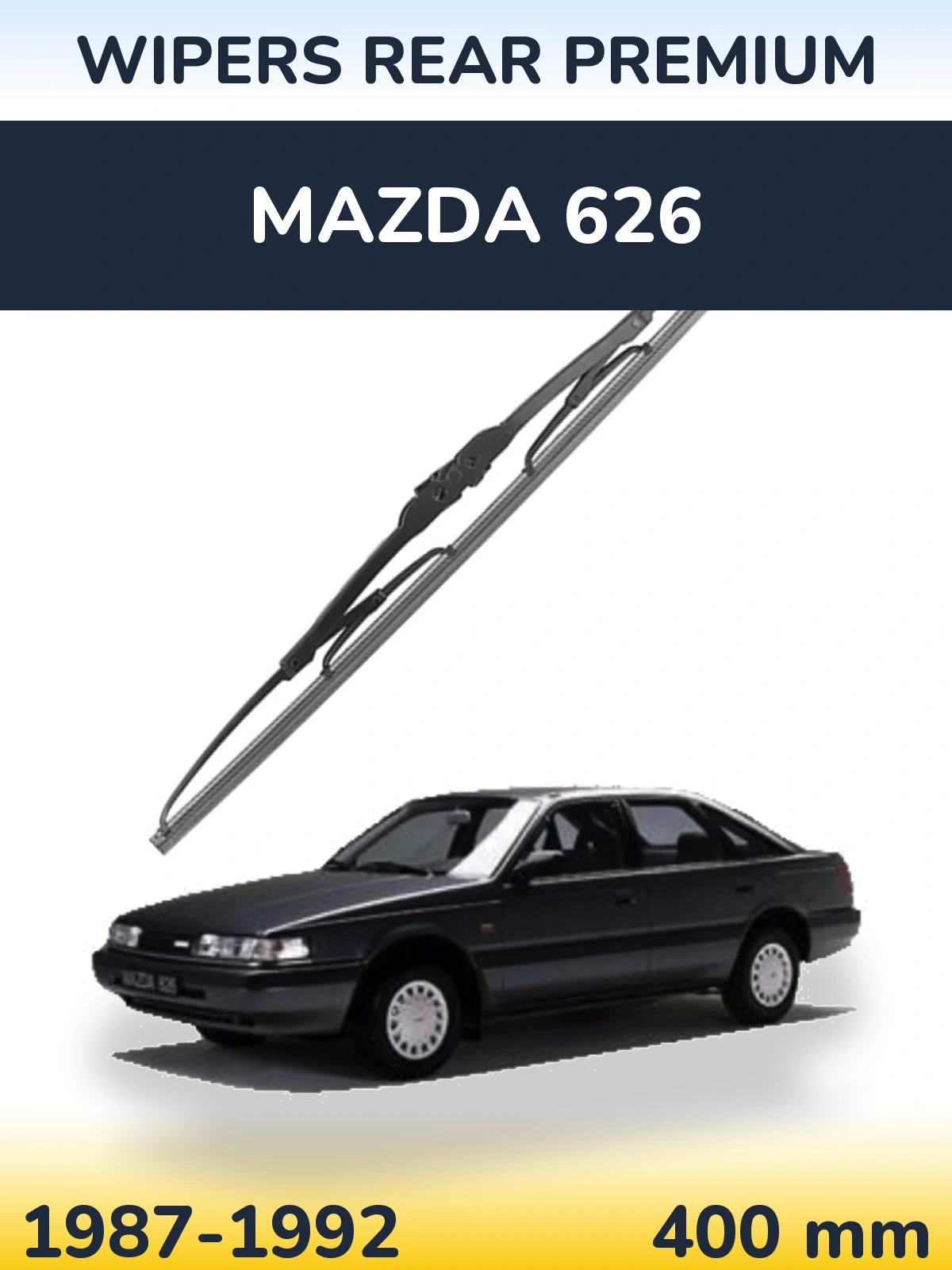 Rear wiper blade WIPERS REAR PREMIUM 400 mm for Mazda 626 1987-1992