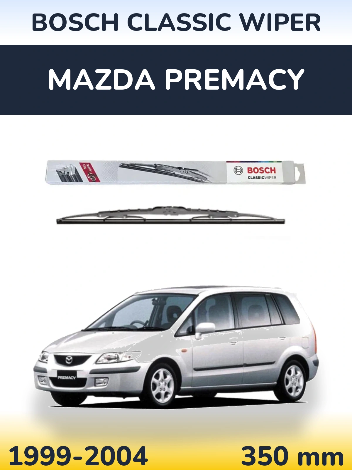 Задний дворник BOSCH Classic Wiper 340 мм для Mazda Premacy 1999-2004