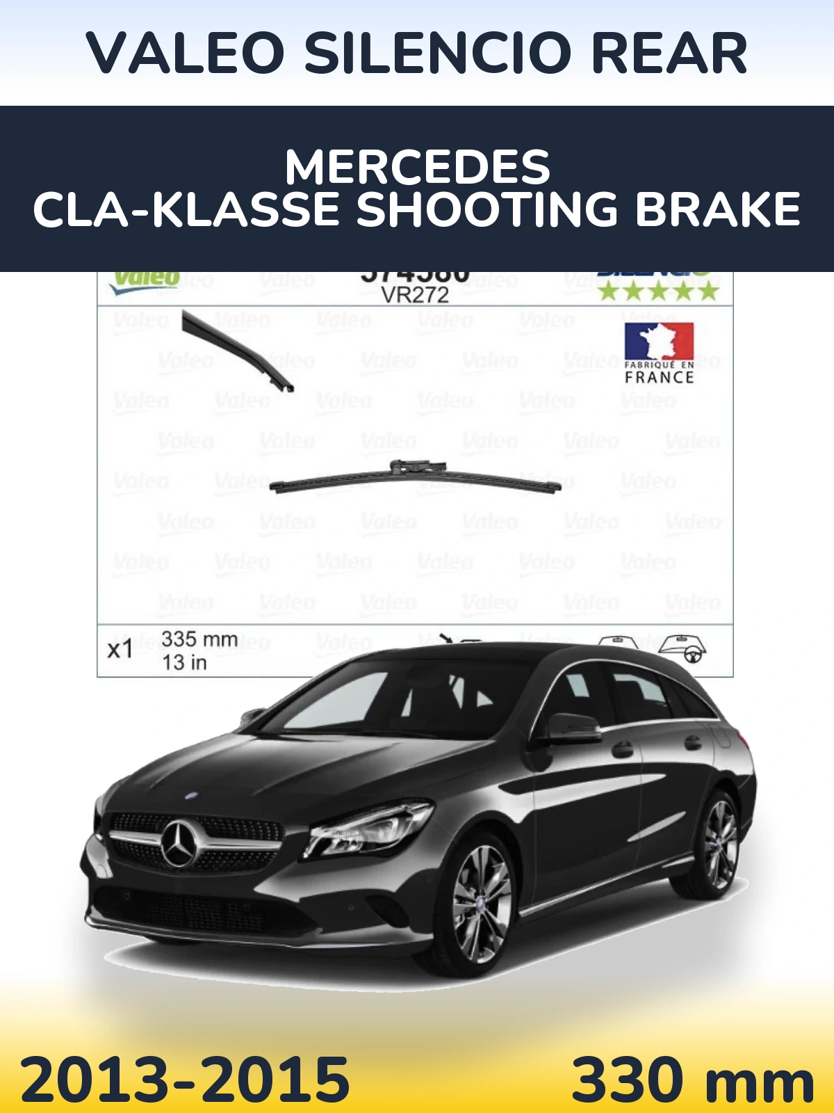 Tylna wycieraczka Valeo Silencio Rear 330 mm do Mercedes CLA-Klasse Shooting Brake 2013-2015