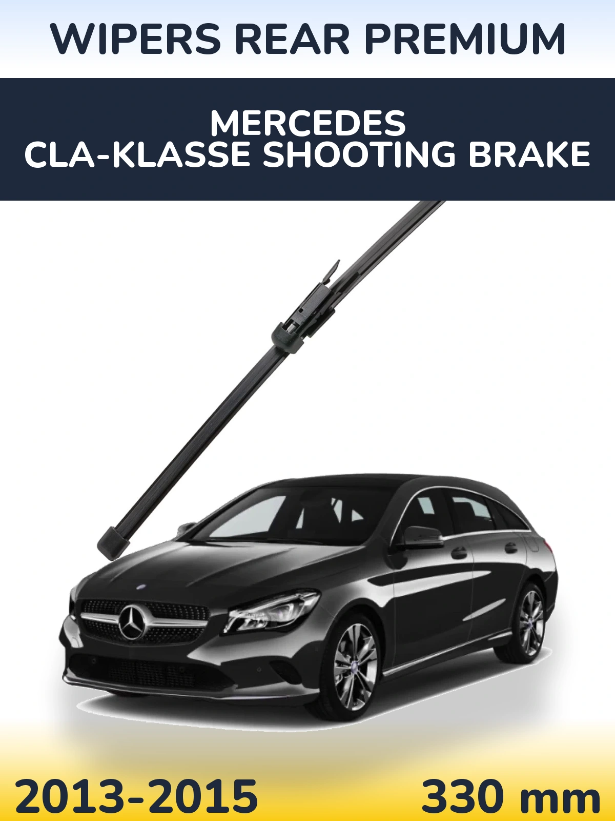 Rear wiper blade WIPERS REAR PREMIUM 330 mm for Mercedes CLA-Klasse Shooting Brake 2013-2015
