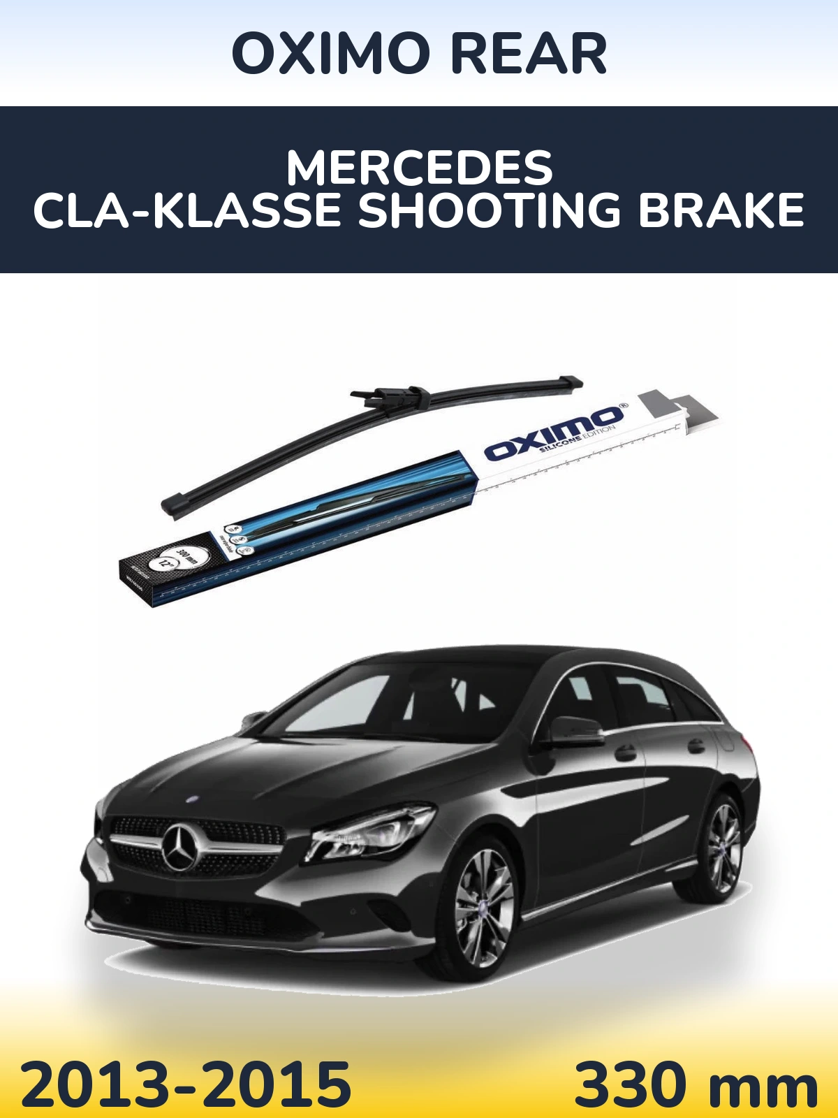 Rear wiper blade Oximo Rear 300 mm for Mercedes CLA-Klasse Shooting Brake 2013-2015