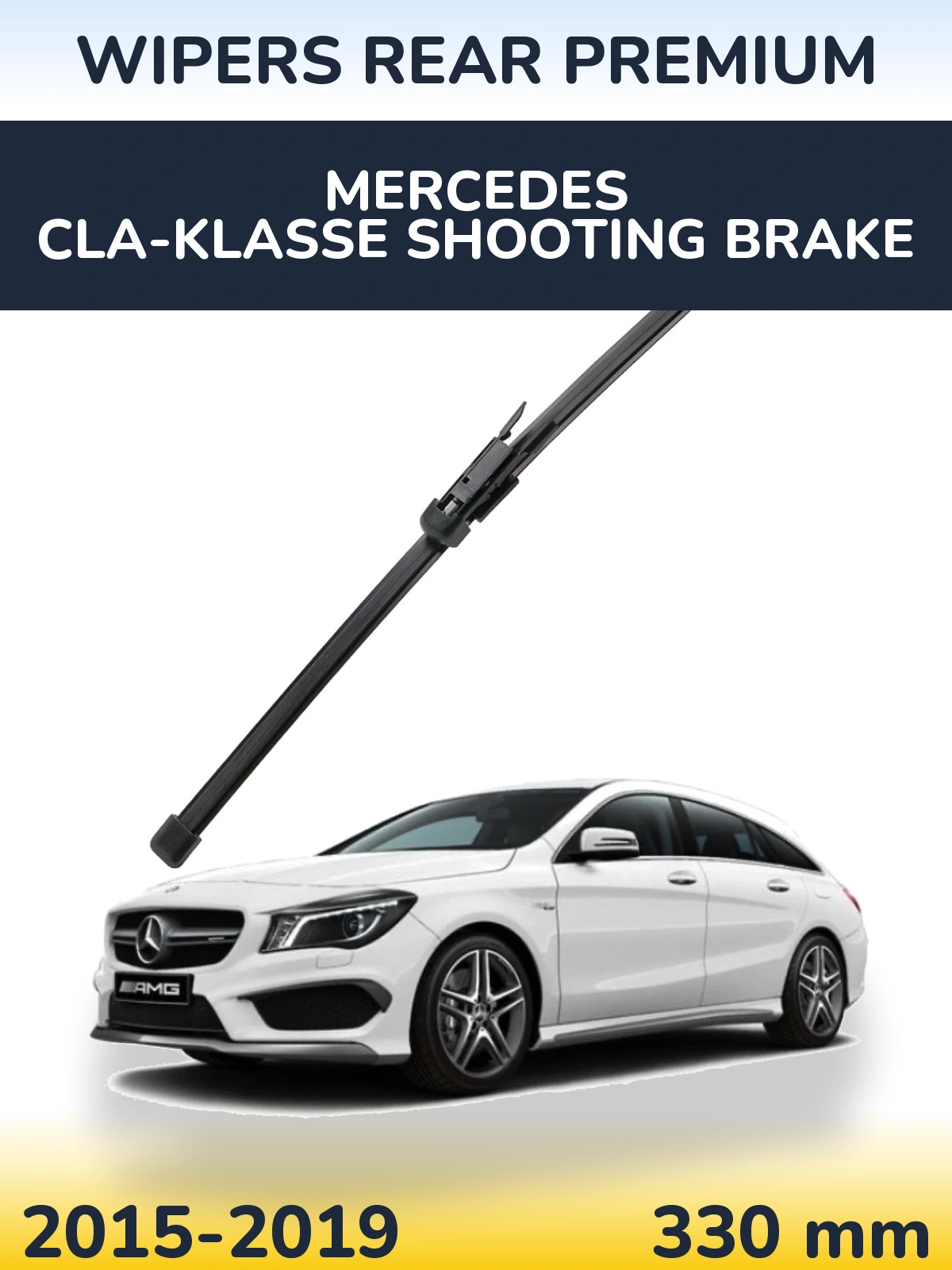 Rear wiper blade WIPERS REAR PREMIUM 330 мм for Mercedes CLA-Klasse Shooting Brake 2015-2019