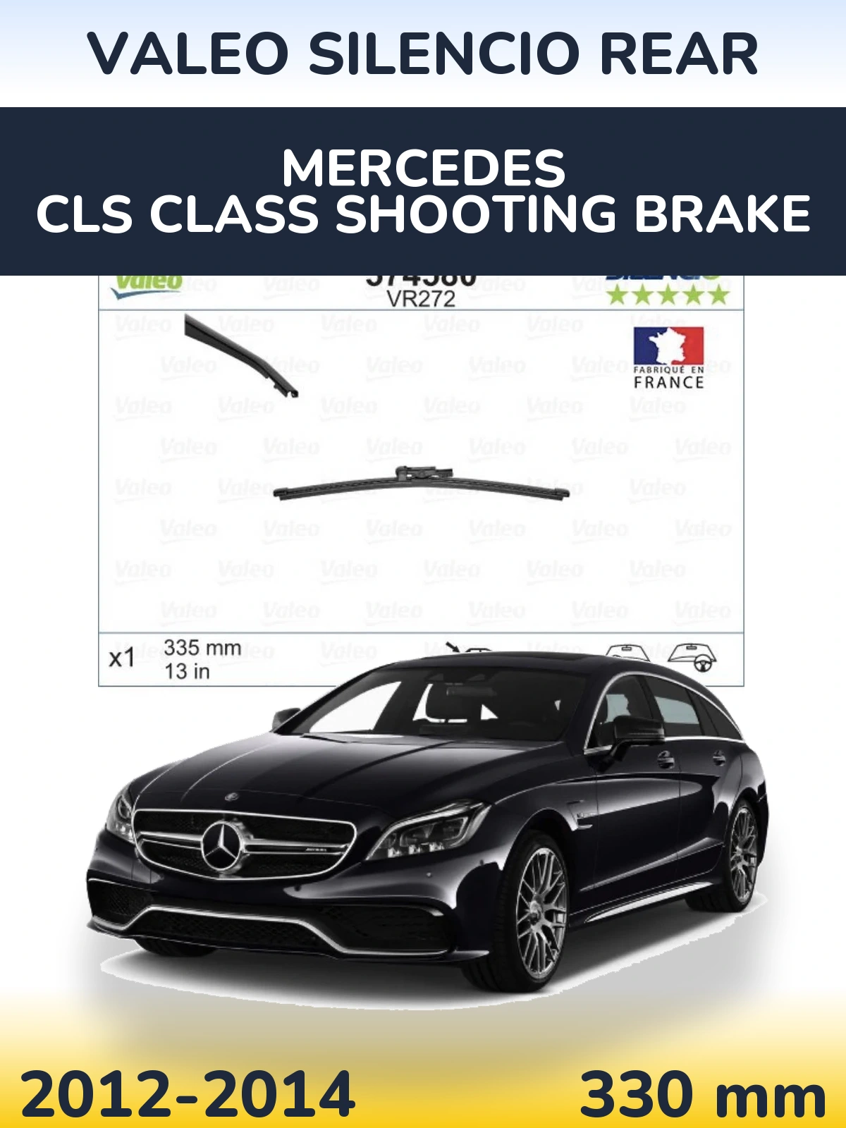 Tylna wycieraczka Valeo Silencio Rear 330 mm do Mercedes Klasa CLS Shooting Brake 2012-2014