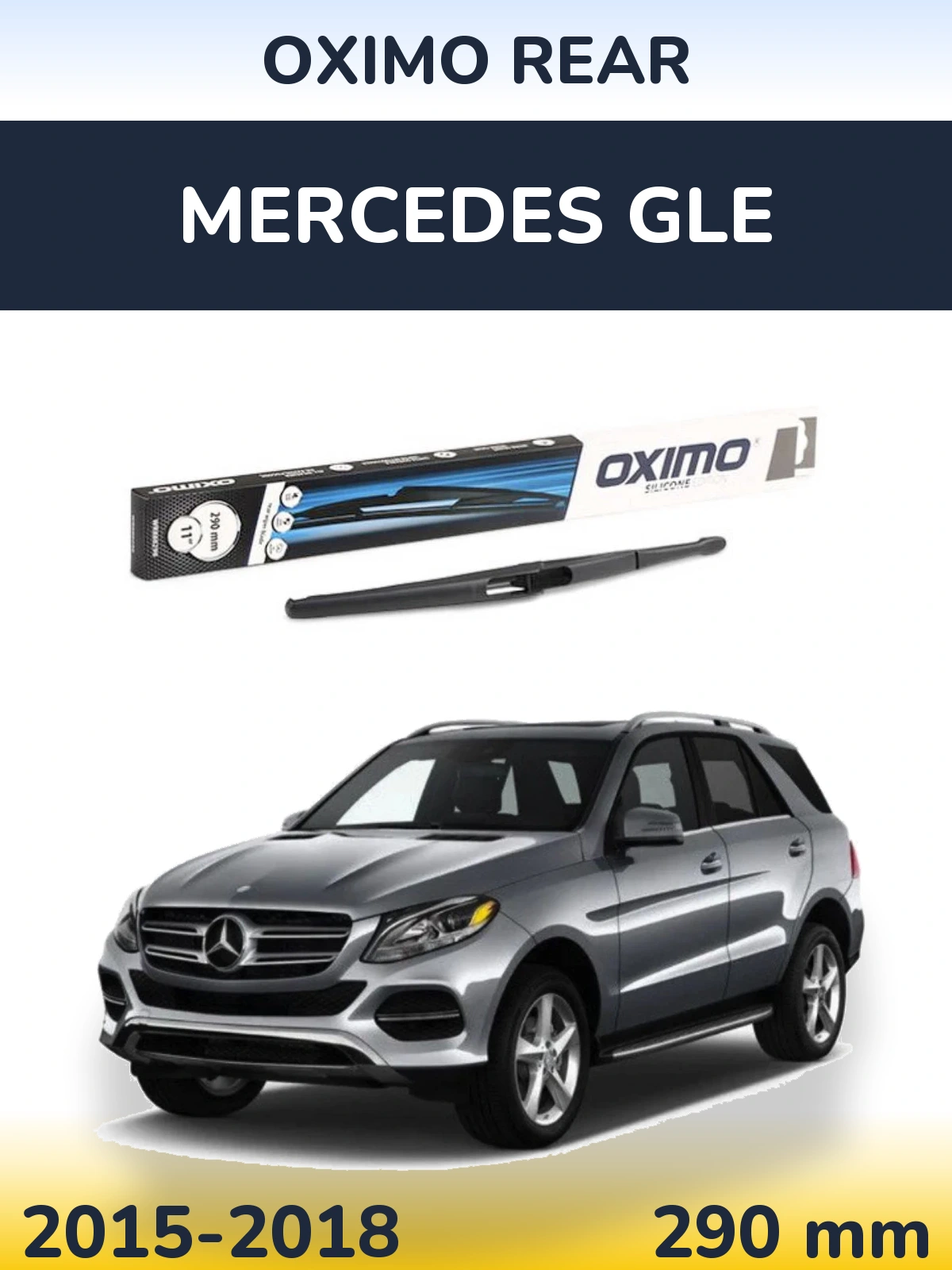 Rear wiper blade Oximo Rear 290 mm for Mercedes GLE 2015-2018