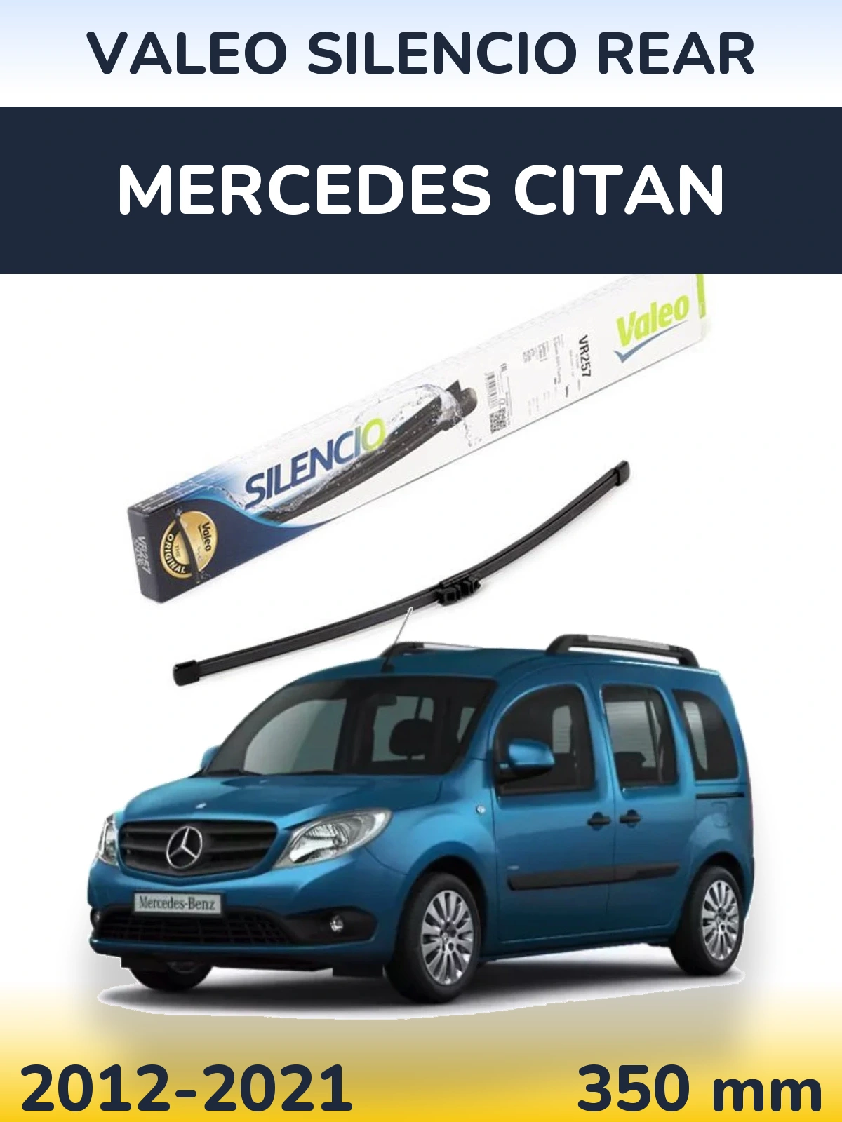Tylna wycieraczka Valeo Silencio Rear 350 mm do Mercedes Citan 2012-2021