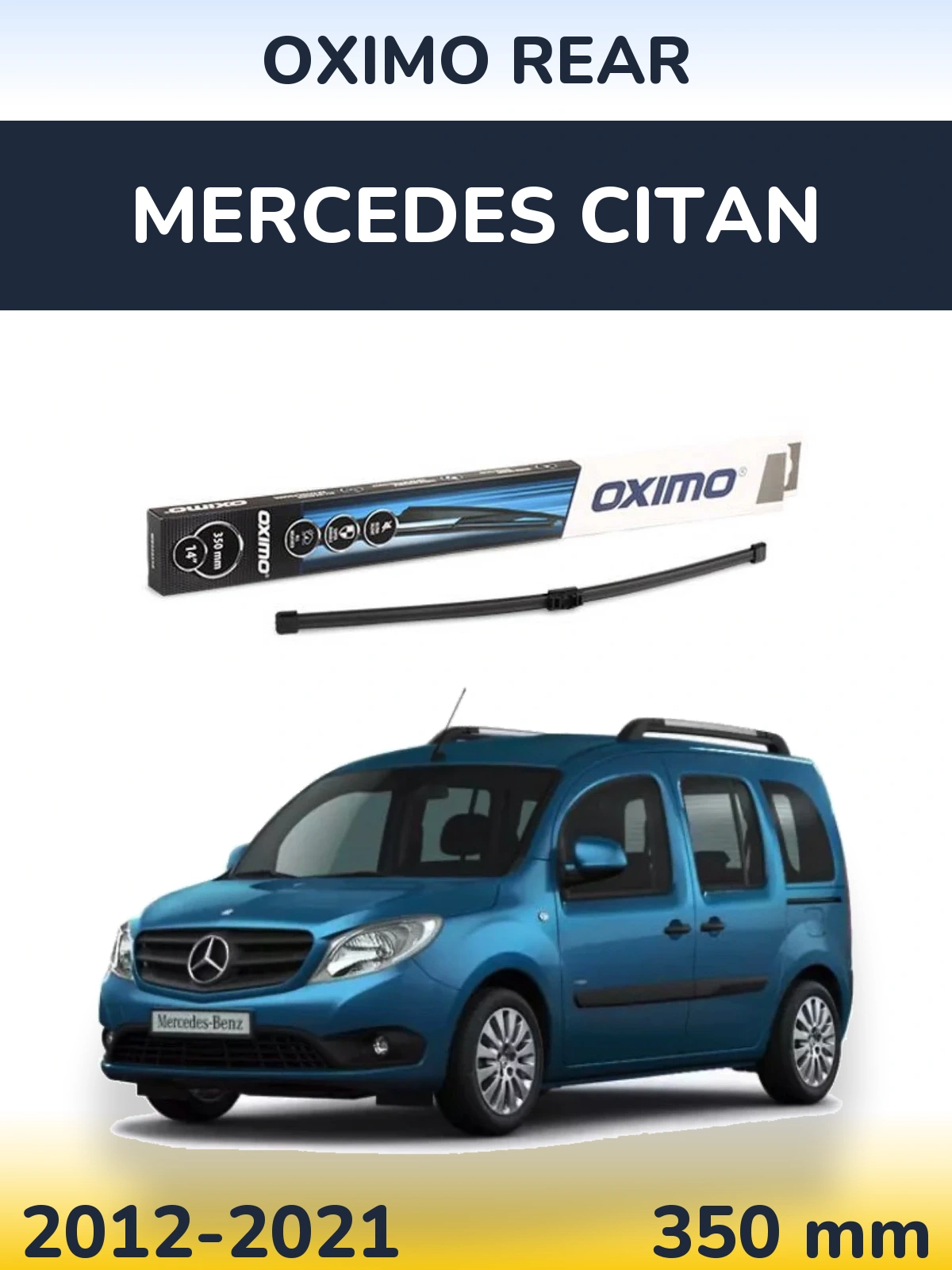 Rear wiper blade Oximo Rear 350 мм for Mercedes Citan 2012-2021