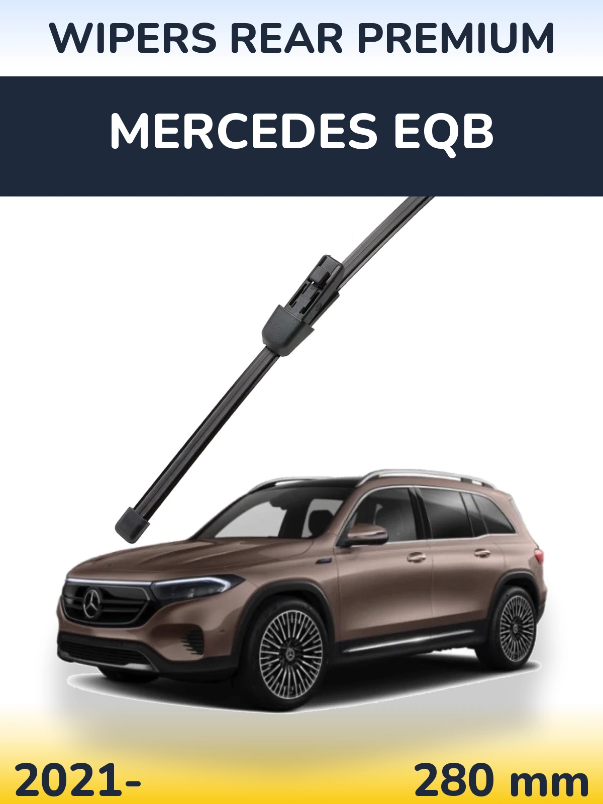Rear wiper blade WIPERS REAR PREMIUM 280 мм for Mercedes EQB 2021-2026