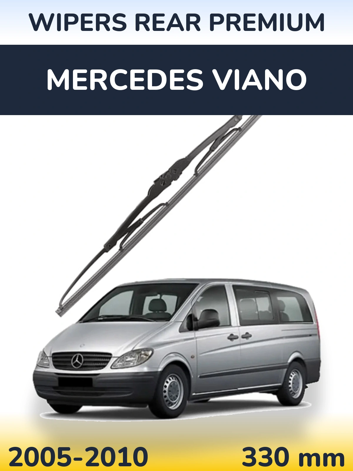 Rear wiper blade WIPERS REAR PREMIUM 330 mm for Mercedes Viano 2005-2010