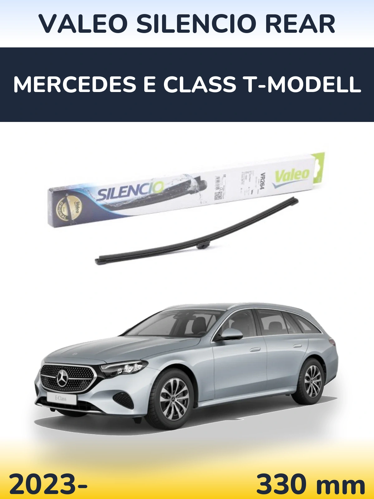 Rear wiper blade Valeo Silencio Rear 320 мм for Mercedes E Class T-Modell 2023-2026