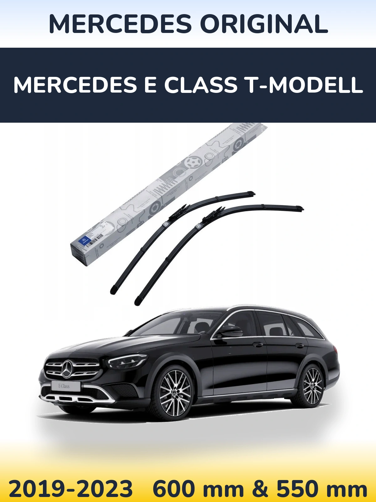 Front wiper blade set Mercedes OEM Mercedes Original 600 & 550 мм for Mercedes E Class T-Modell 2019-2023