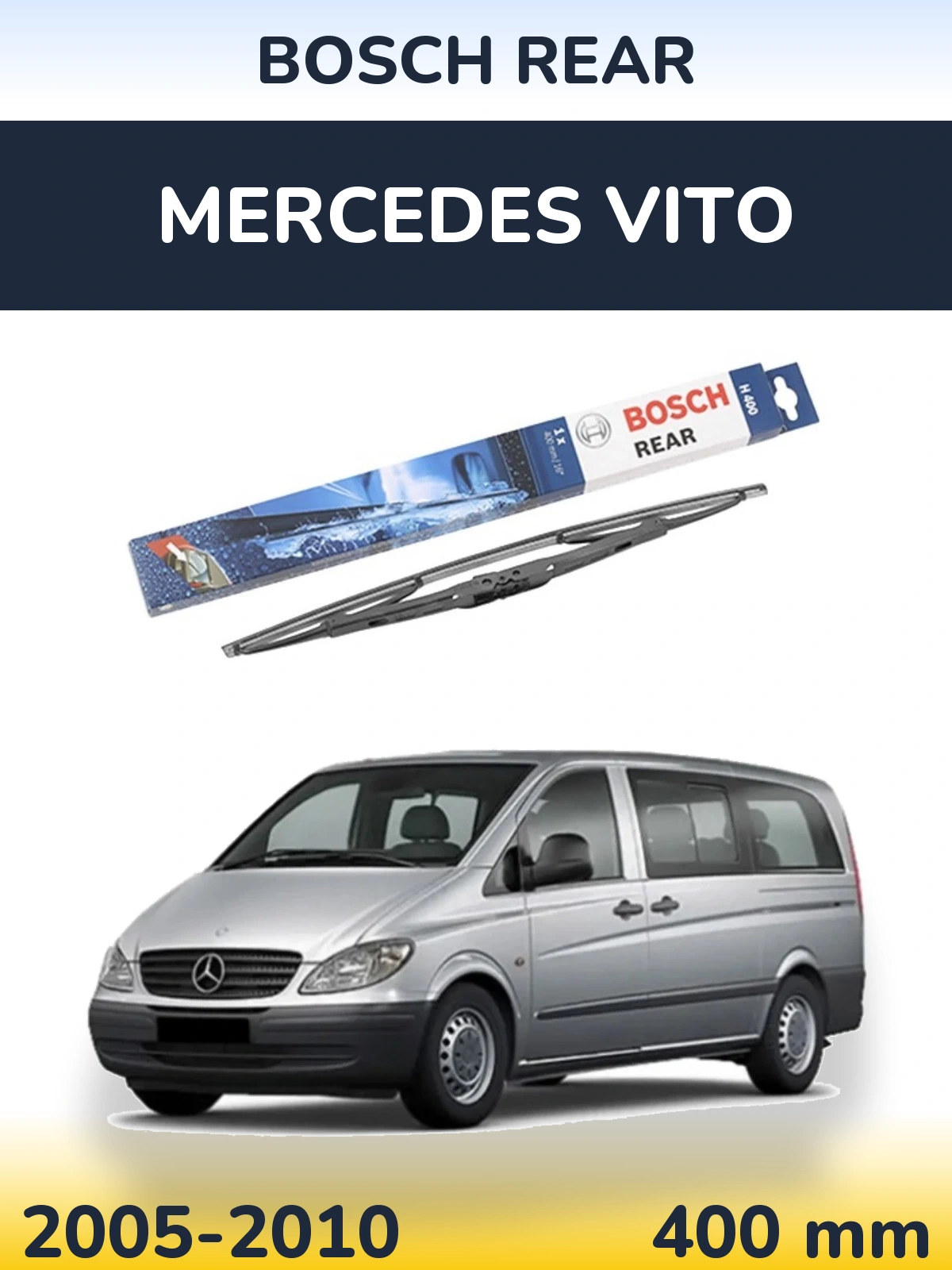 Tylna wycieraczka BOSCH Rear 400 mm do Mercedes Vito 2005-2010