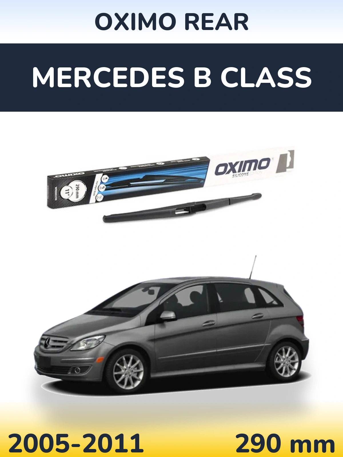 Rear wiper blade Oximo Rear 290 mm for Mercedes B Class 2005-2011