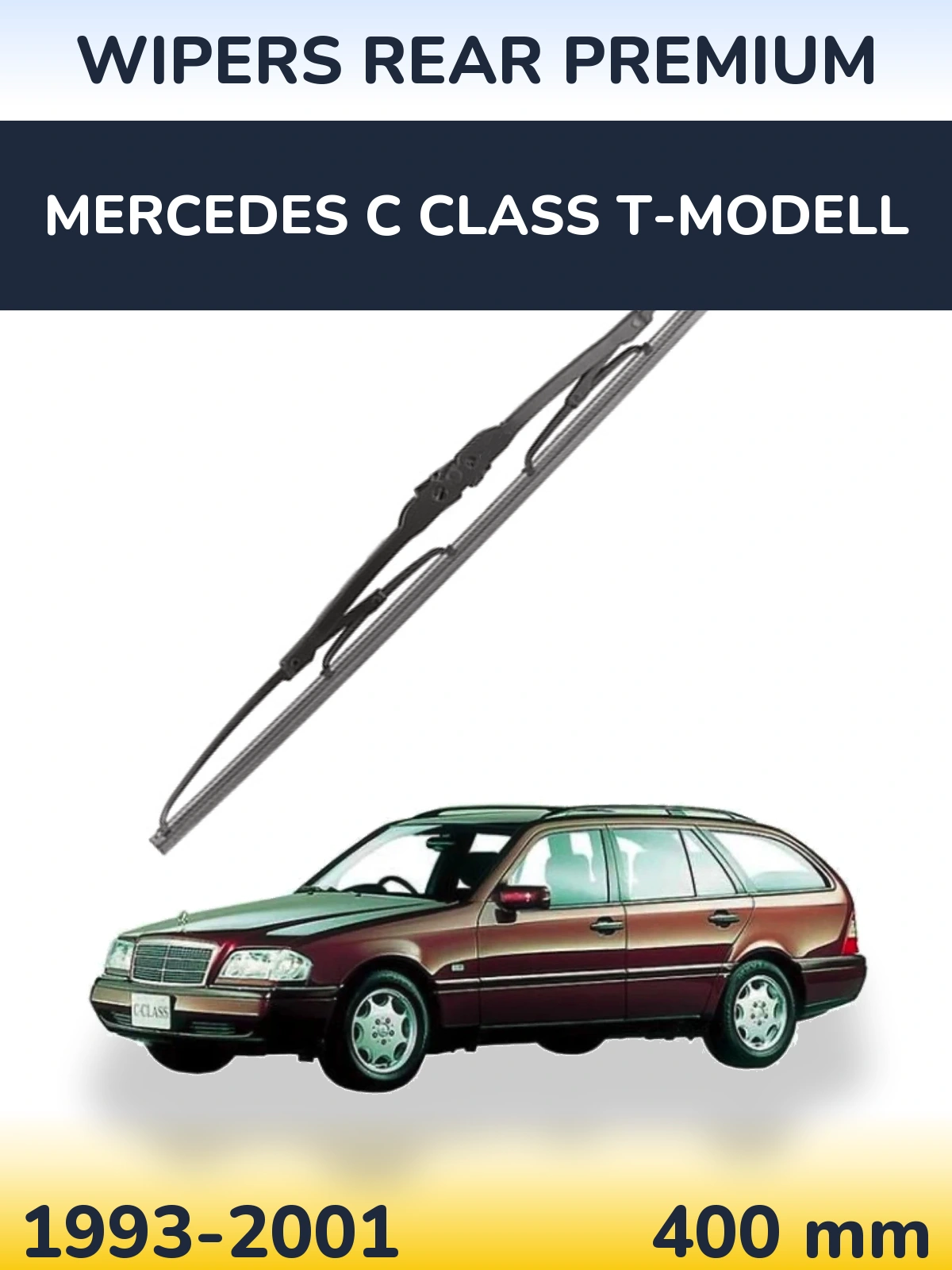 Tylna wycieraczka WIPERS REAR PREMIUM 400 mm do Mercedes Klasa C T-Modell 1993-2001