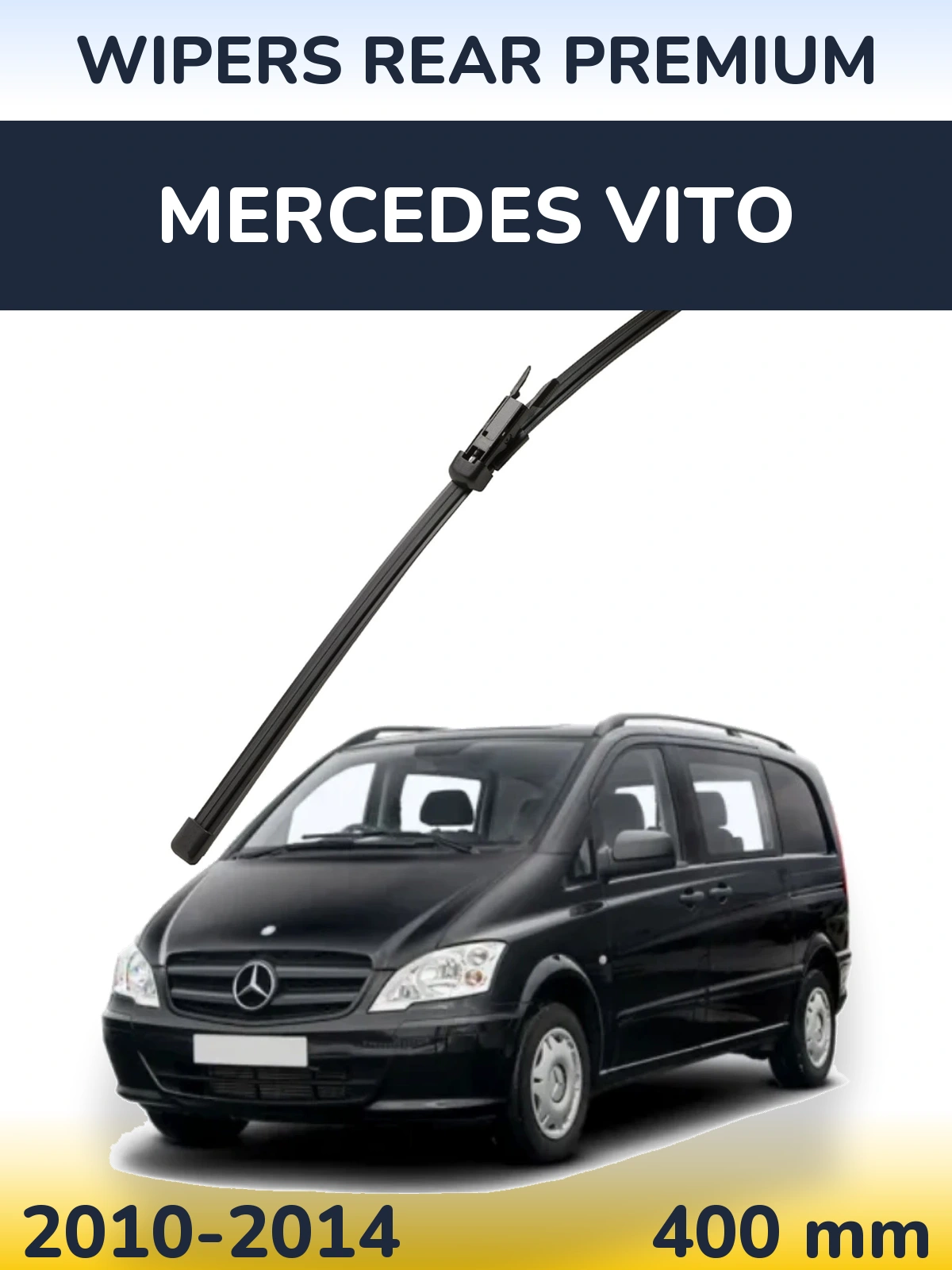 Rear wiper blade WIPERS REAR PREMIUM 400 mm for Mercedes Vito 2010-2014