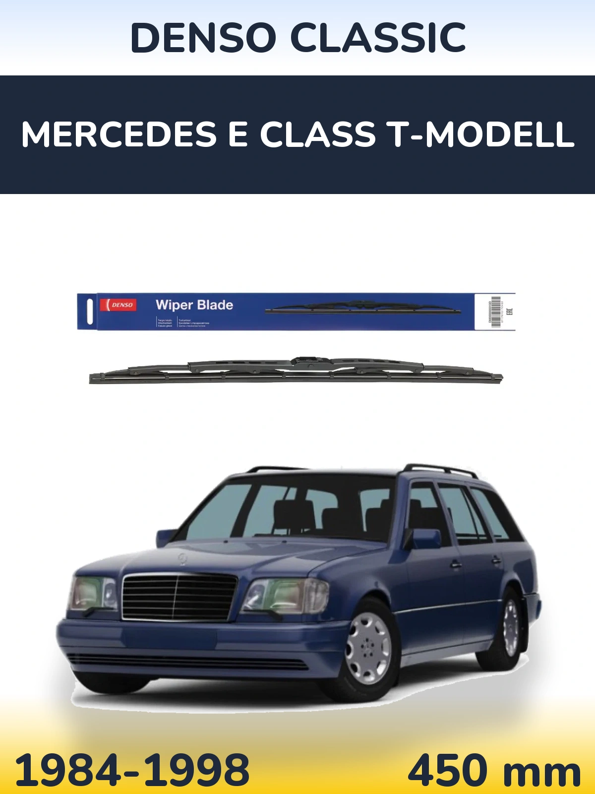 Tylna wycieraczka Denso Classic 450 mm do Mercedes Klasa E T-Modell 1984-1998