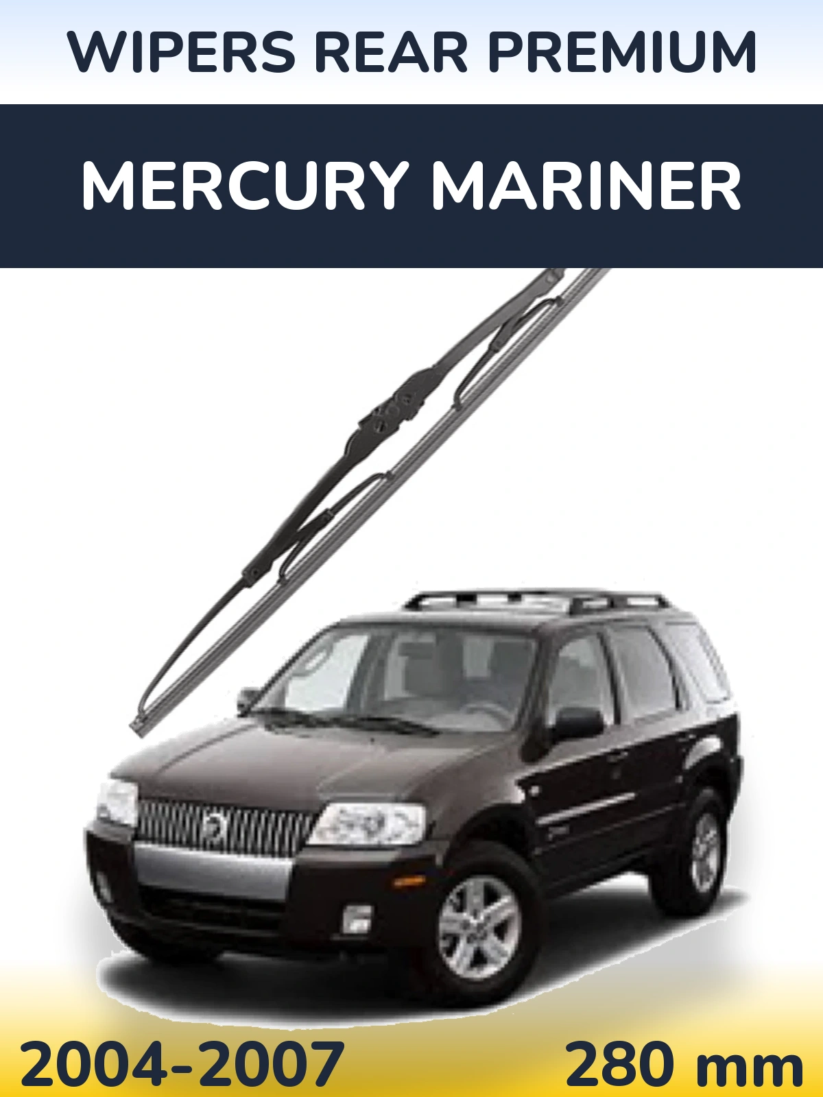 Задний дворник WIPERS REAR PREMIUM 280 мм для Mercury Mariner 2004-2007