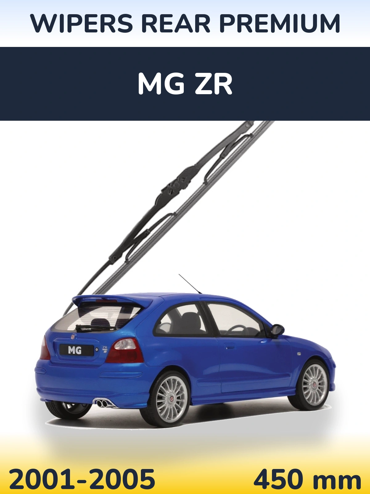 Rear wiper blade WIPERS REAR PREMIUM 450 мм for MG ZR 2001-2005