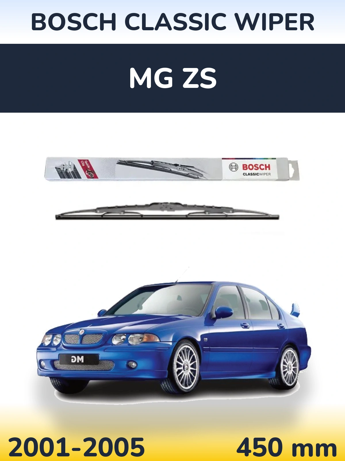 Tylna wycieraczka BOSCH Classic Wiper 450 mm do MG ZS 2001-2005