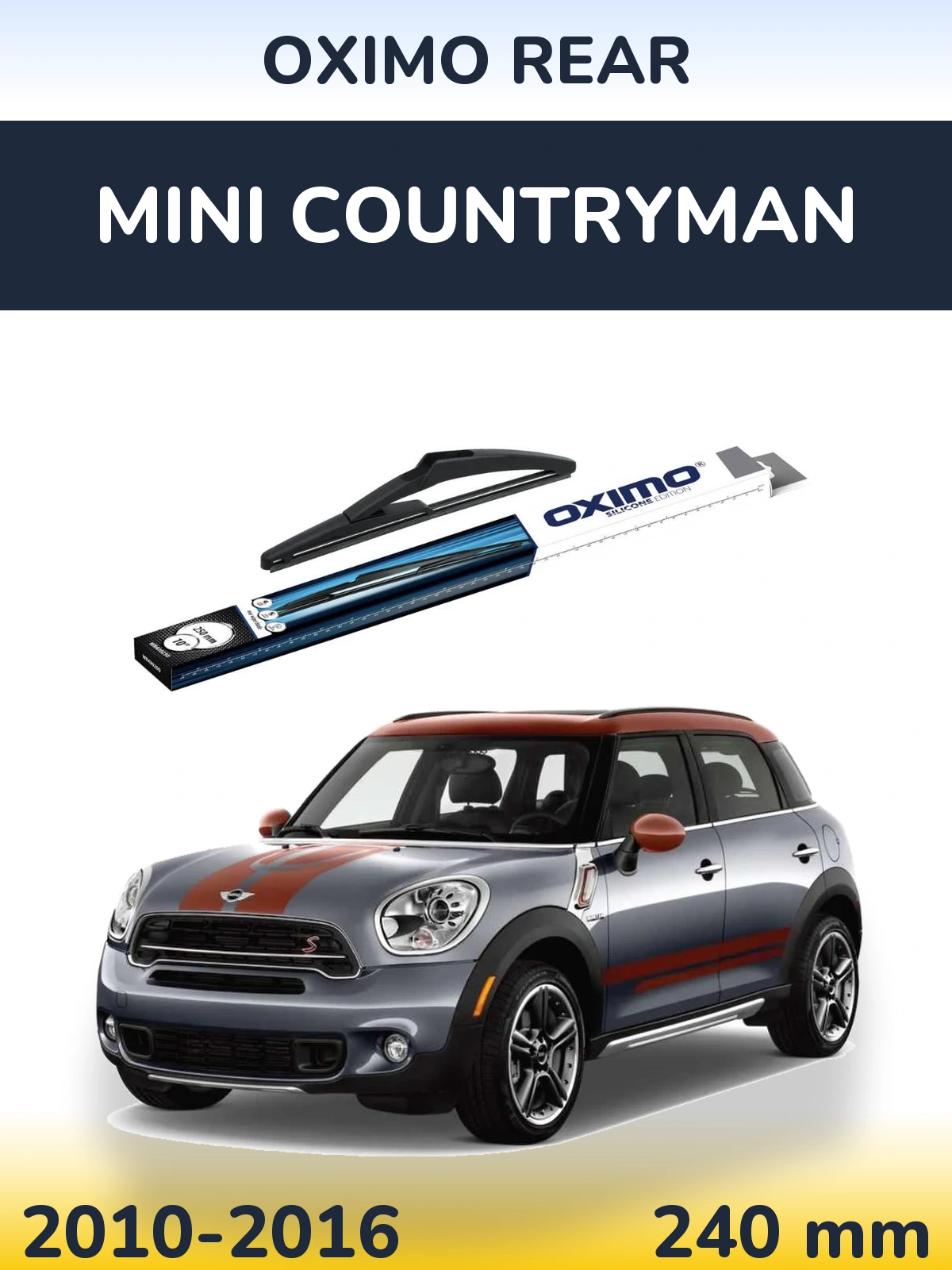 Rear wiper blade Oximo Rear 250 мм for MINI Countryman 2010-2016