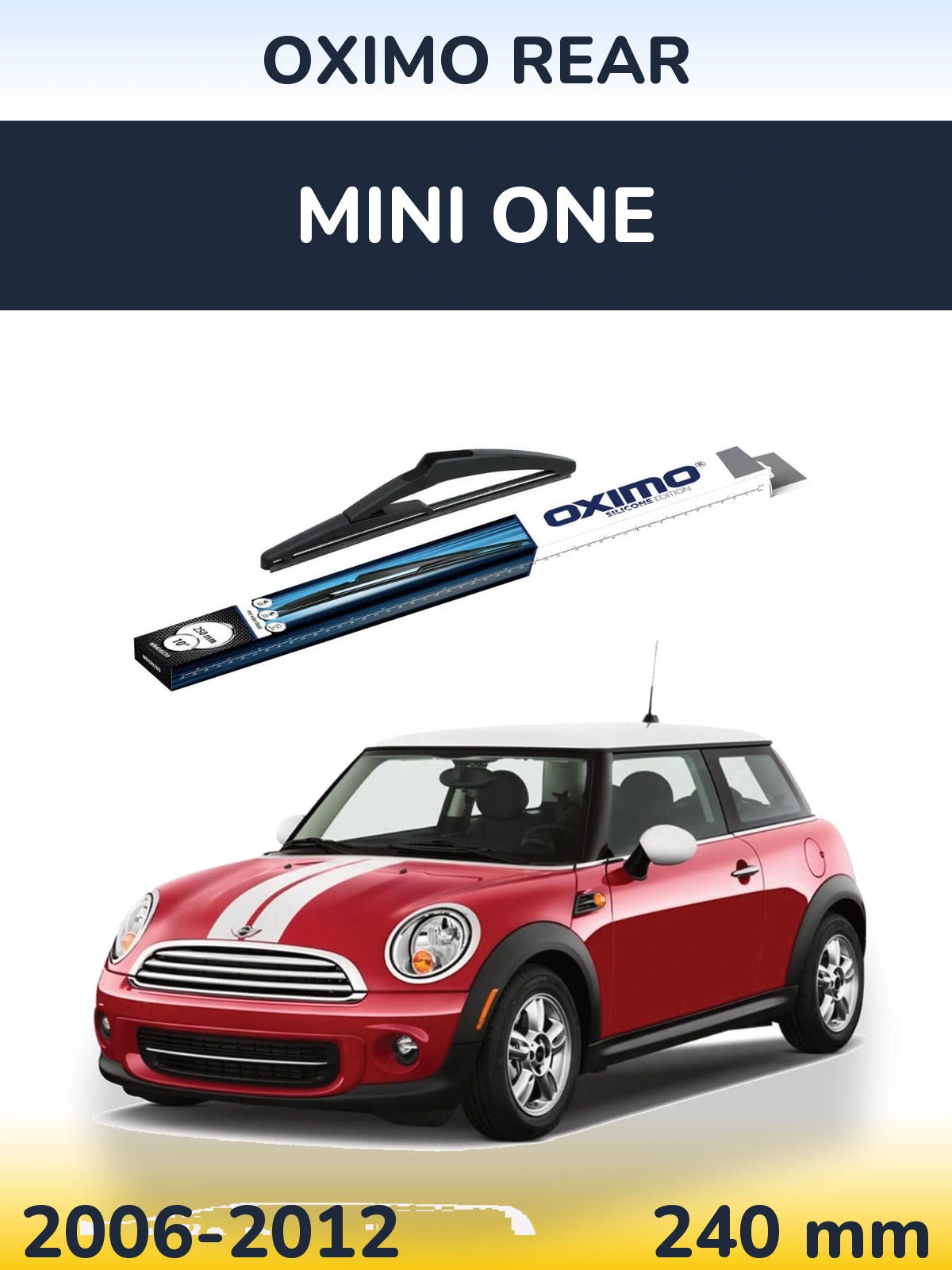 Задний дворник Oximo Rear 250 мм для MINI One 2006-2012