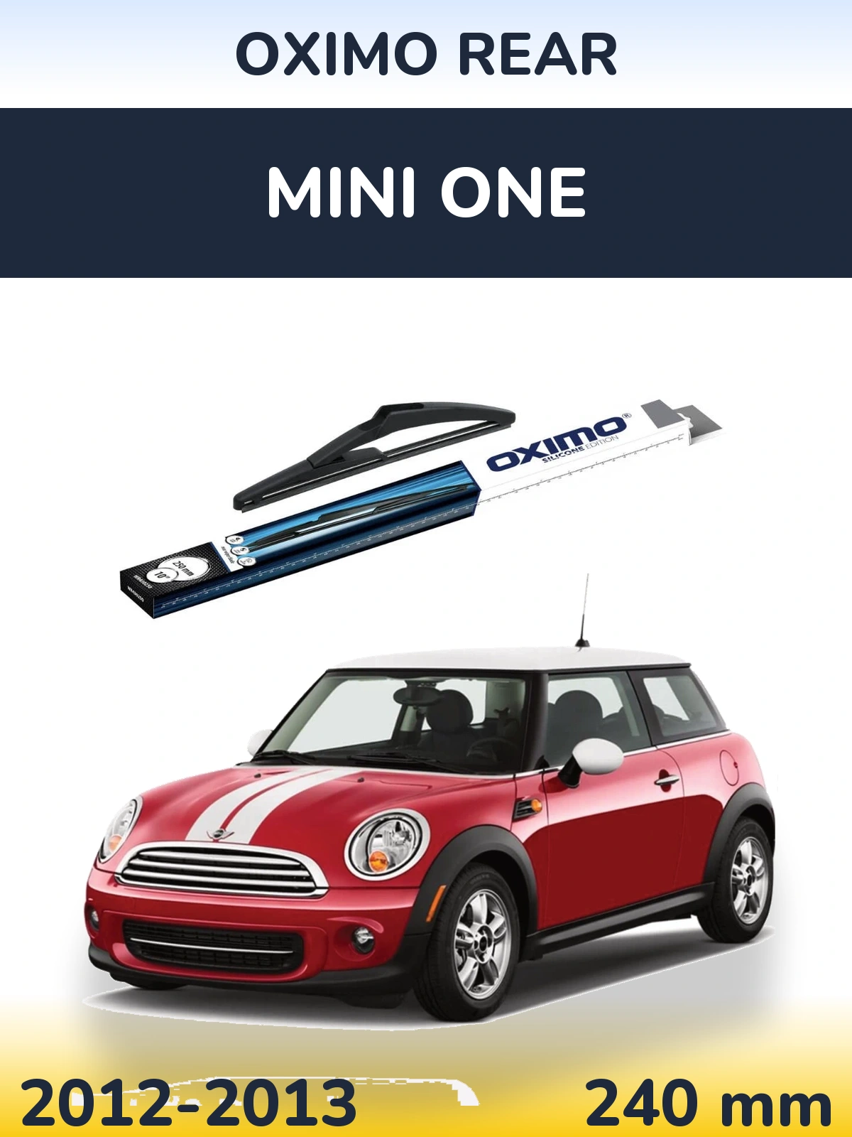 Задний дворник Oximo Rear 250 мм для MINI One 2012-2013