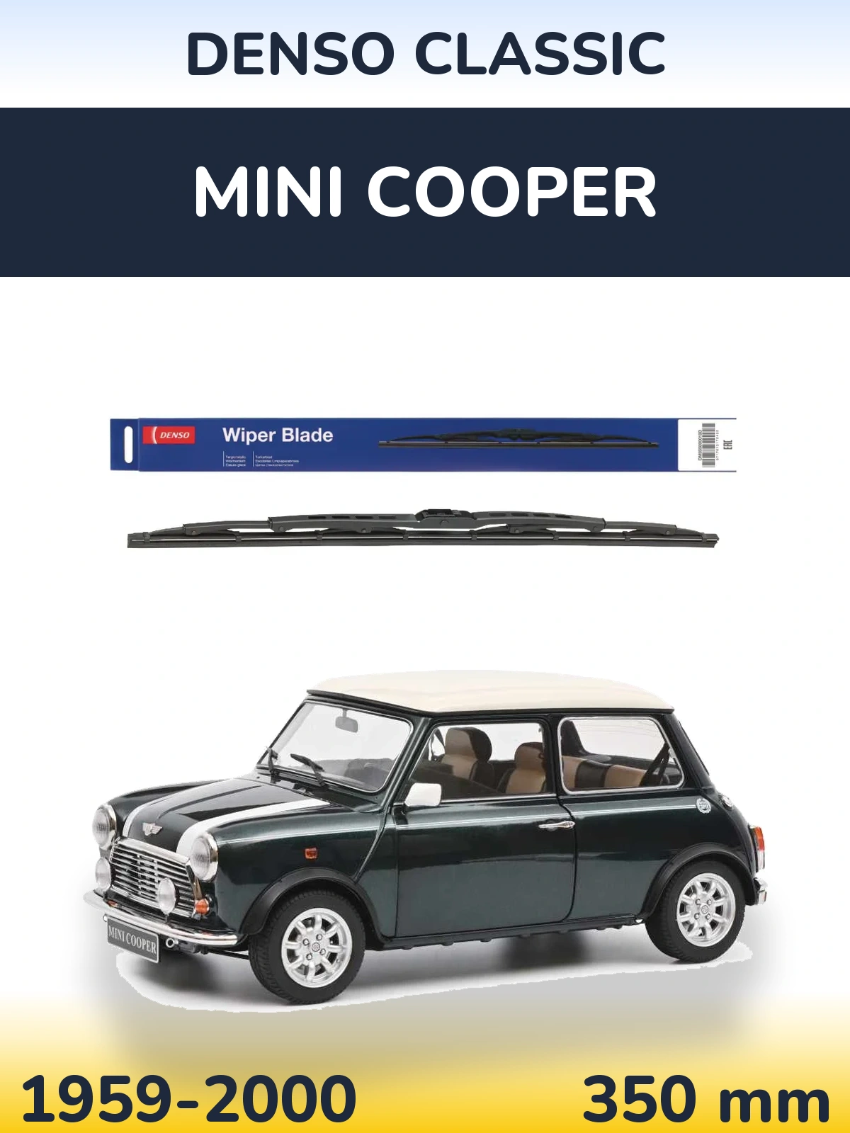 Tylna wycieraczka Denso Classic 350 mm do MINI Cooper 1959-2000